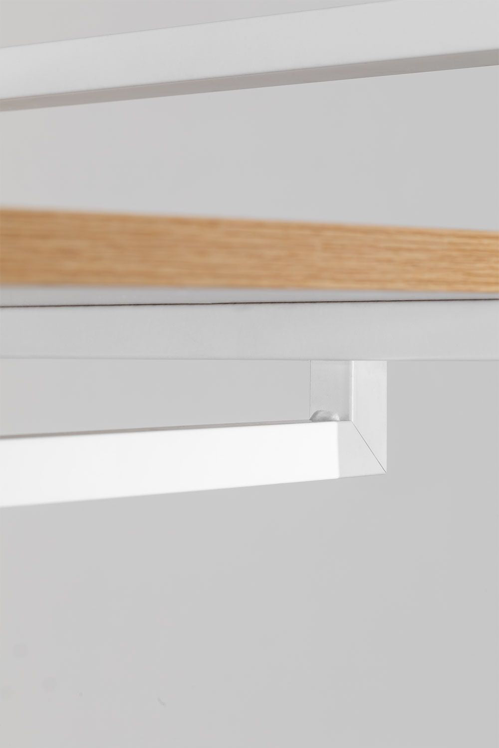 Urban Open Corner Modular Wardrobe with 4 Pieces in Steel and Wood