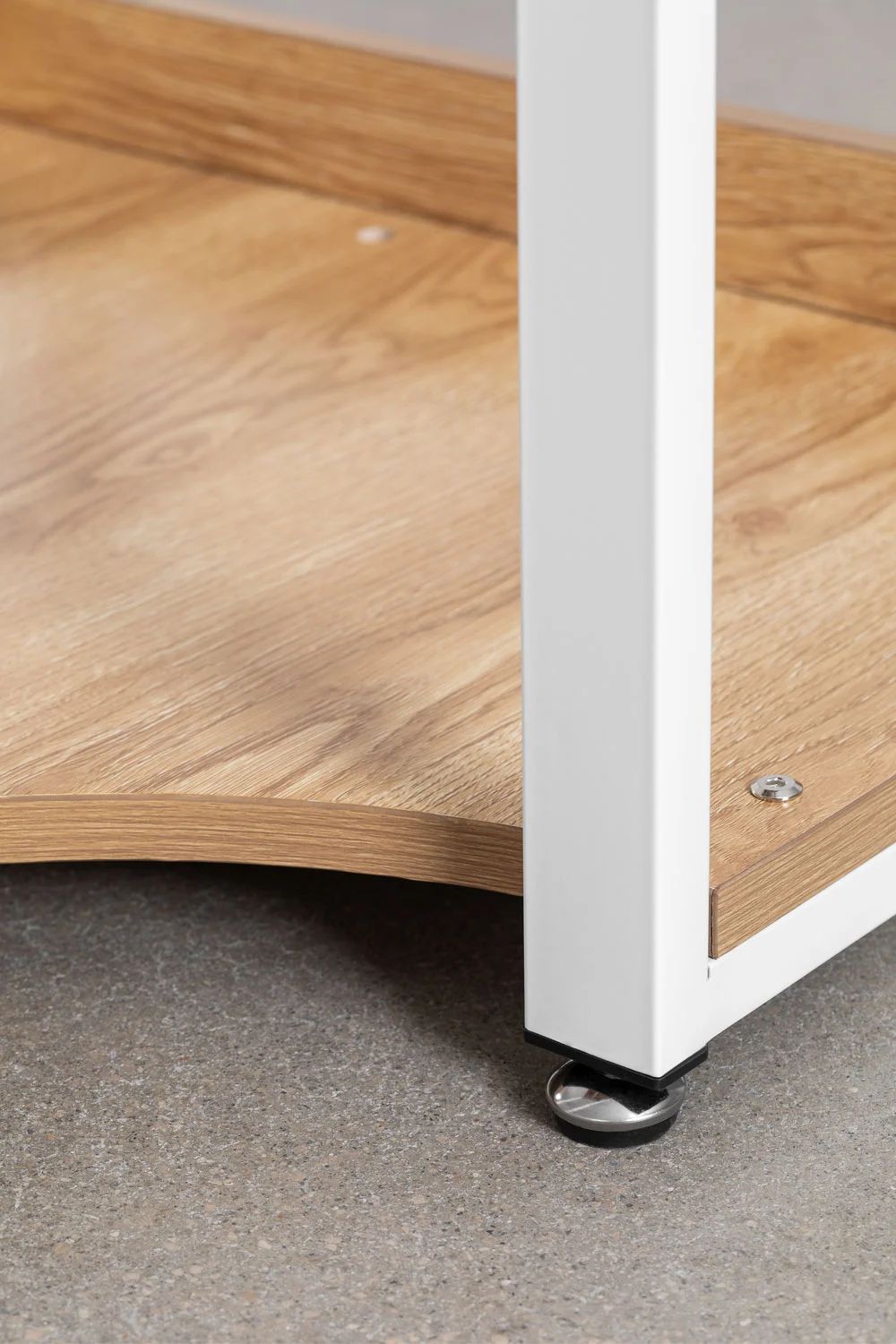 Urban Open Corner Wardrobe in Steel and Wood