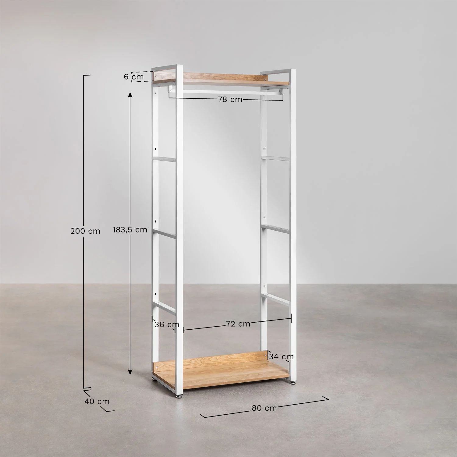 Urban Steel and Wood Coat Rack-USSR2