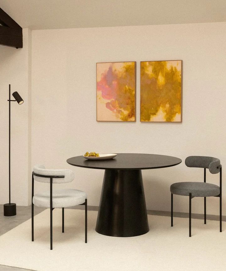 Drift Round Dinning Table (Black)