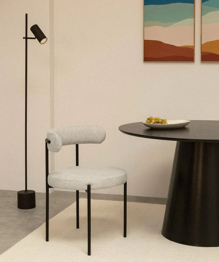 Drift Round Dinning Table (Black)