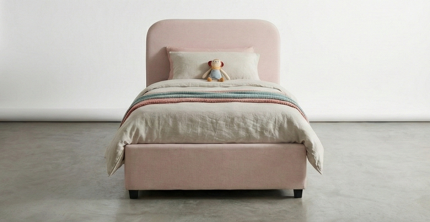 Block Double Bed Kids Bedroom KRD2-S-W غرفه نوم اطفال مودرن