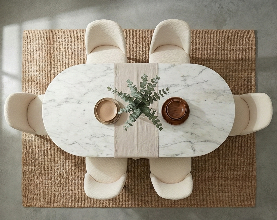 Block Dinning Room Set غرفه سفره مودرن بلوك 6 كراسي