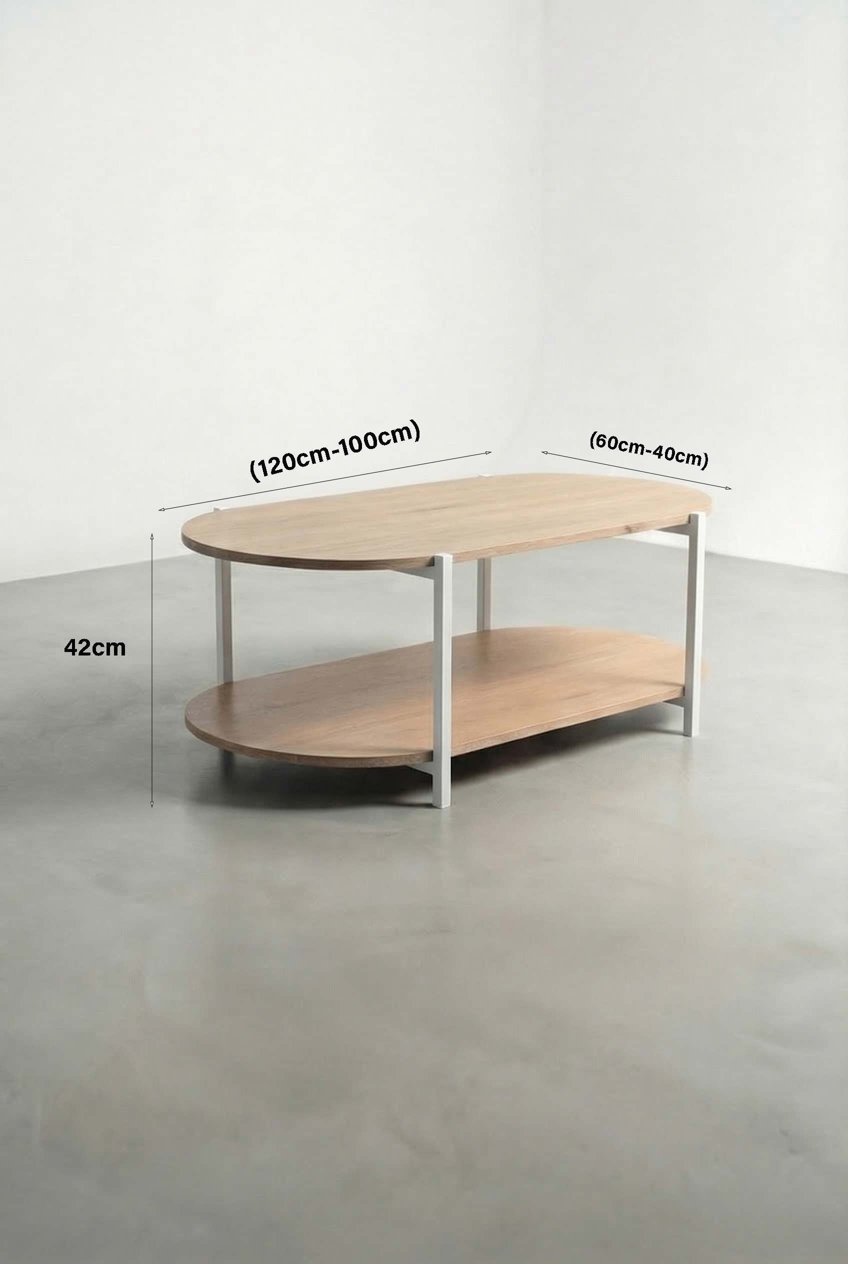 Urban Oval Duo Table UODT-WN