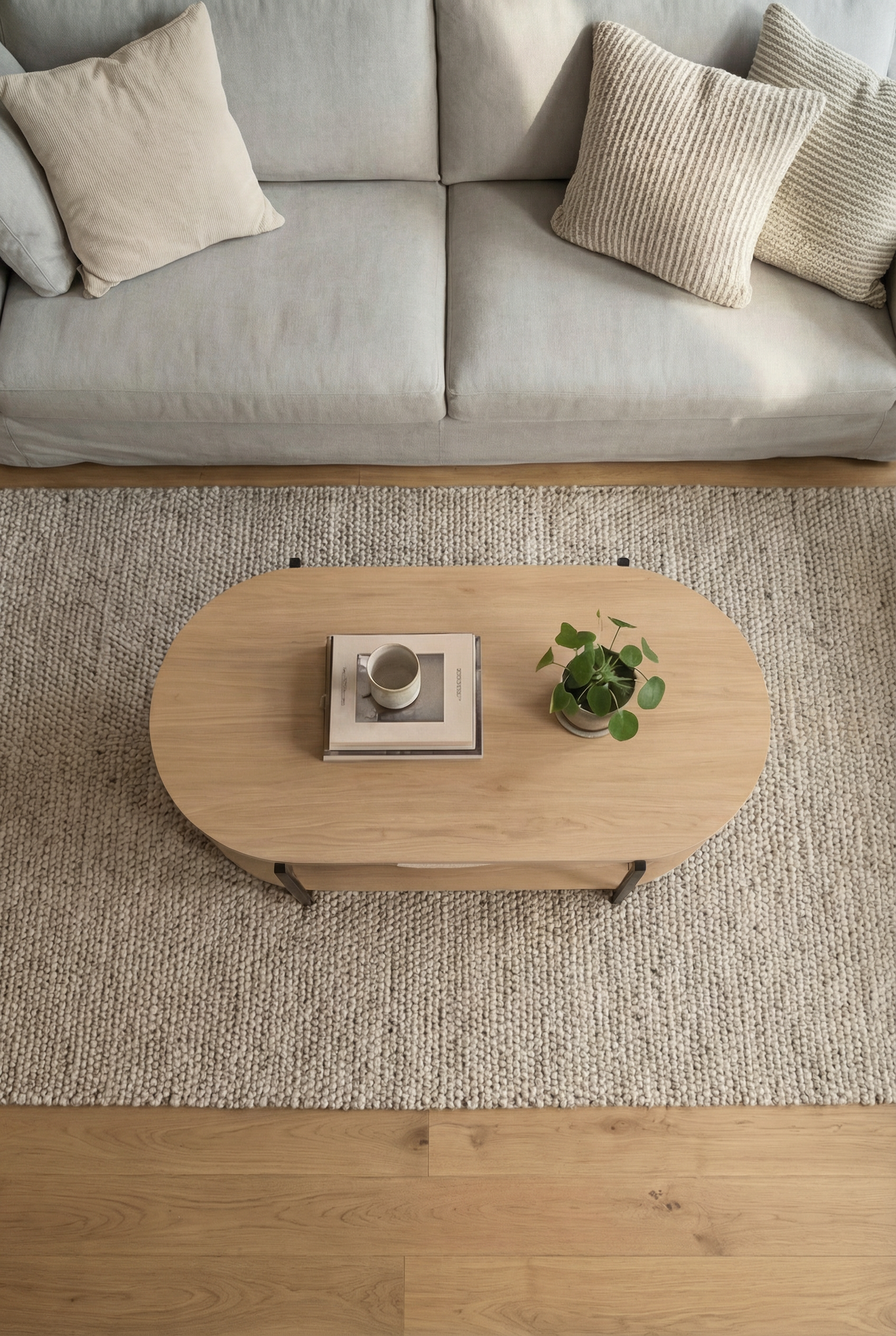 Urban Oval Duo Table UODT-BN