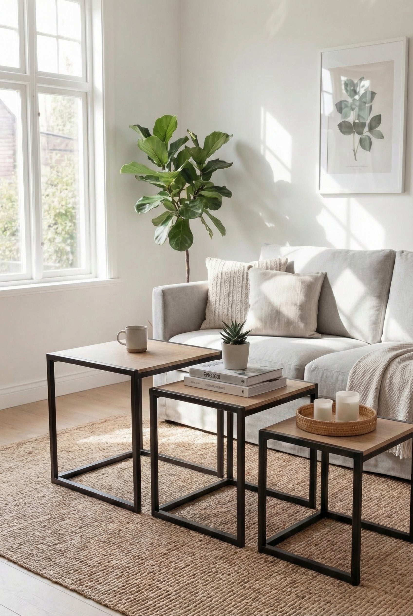 Block Nesting Table BNT1-BN طقم ترابيزه متداخله