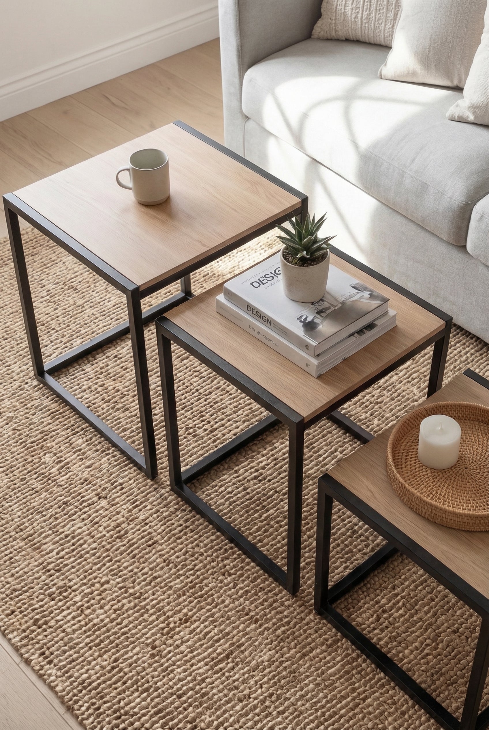 Block Nesting Table BNT1-BN طقم ترابيزه متداخله
