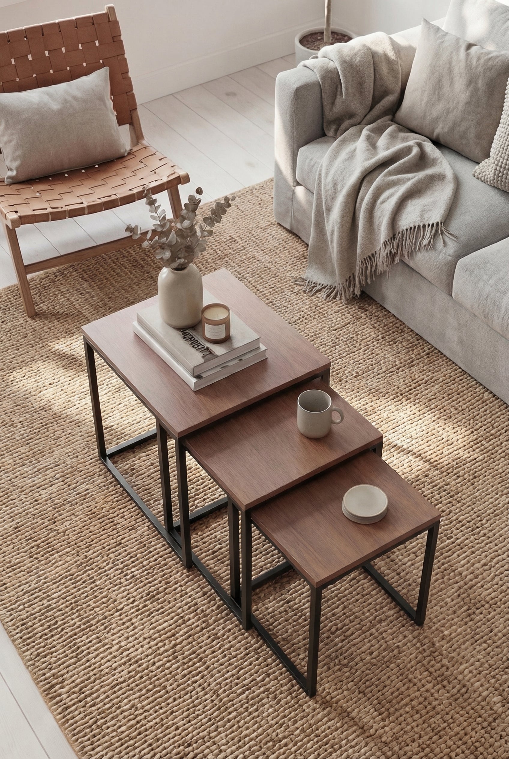 Kanso Nesting Coffee Table KNT1-BB طقم ترابيزه متداخله