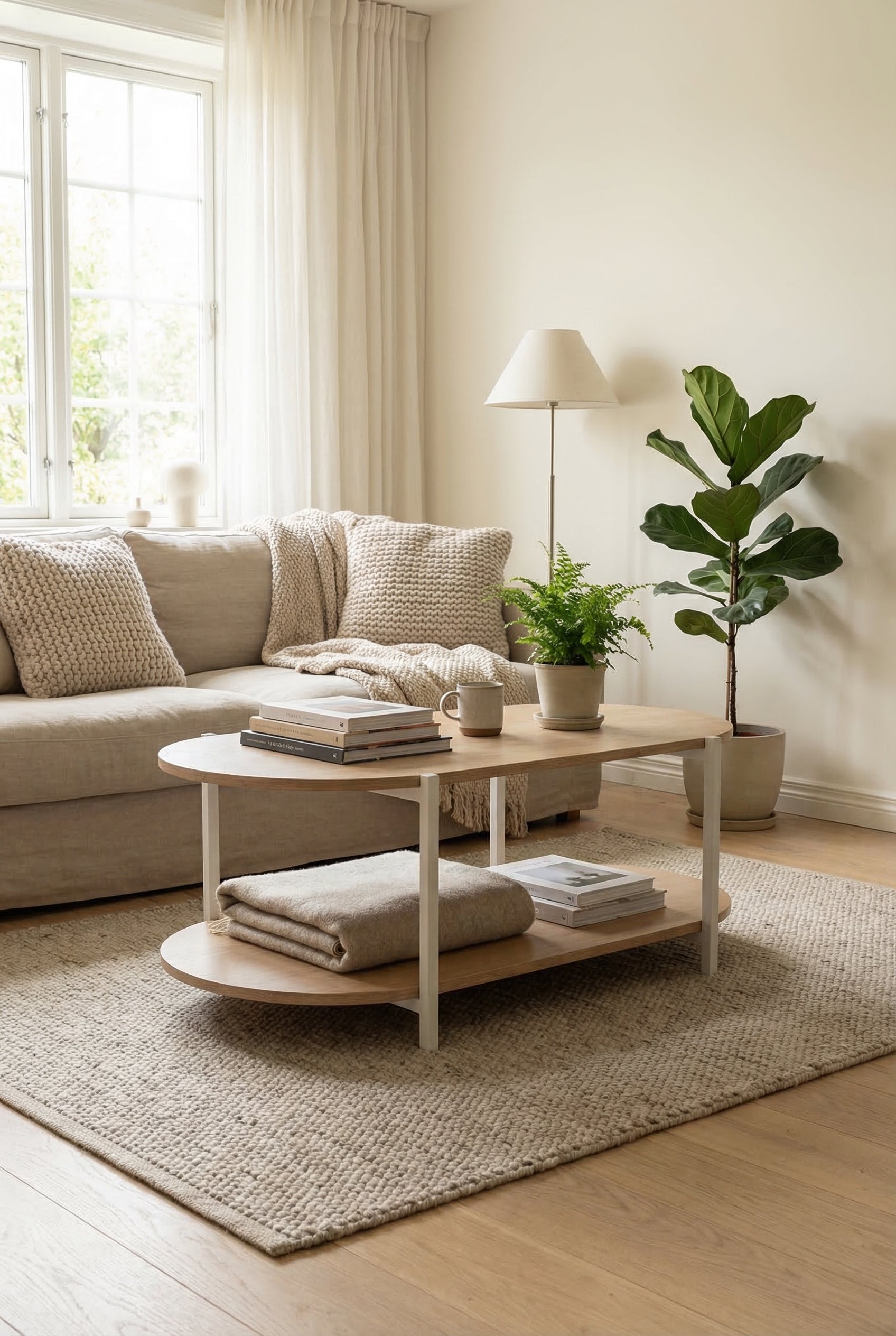 Urban Oval Duo Table UODT-WN