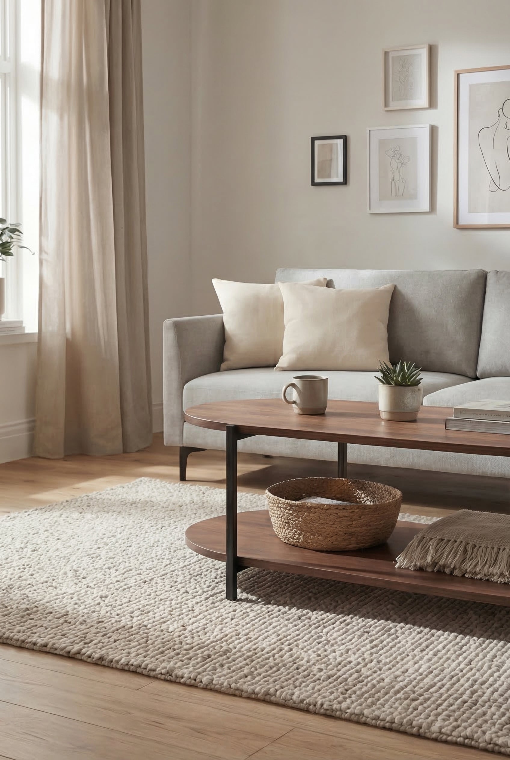 Urban Oval Duo Table UODT-BB