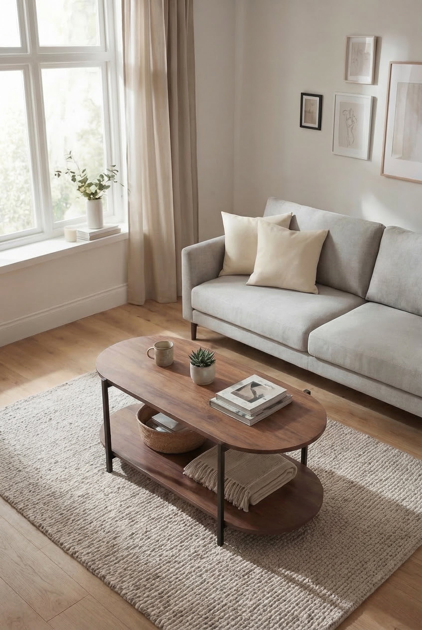 Urban Oval Duo Table UODT-BB