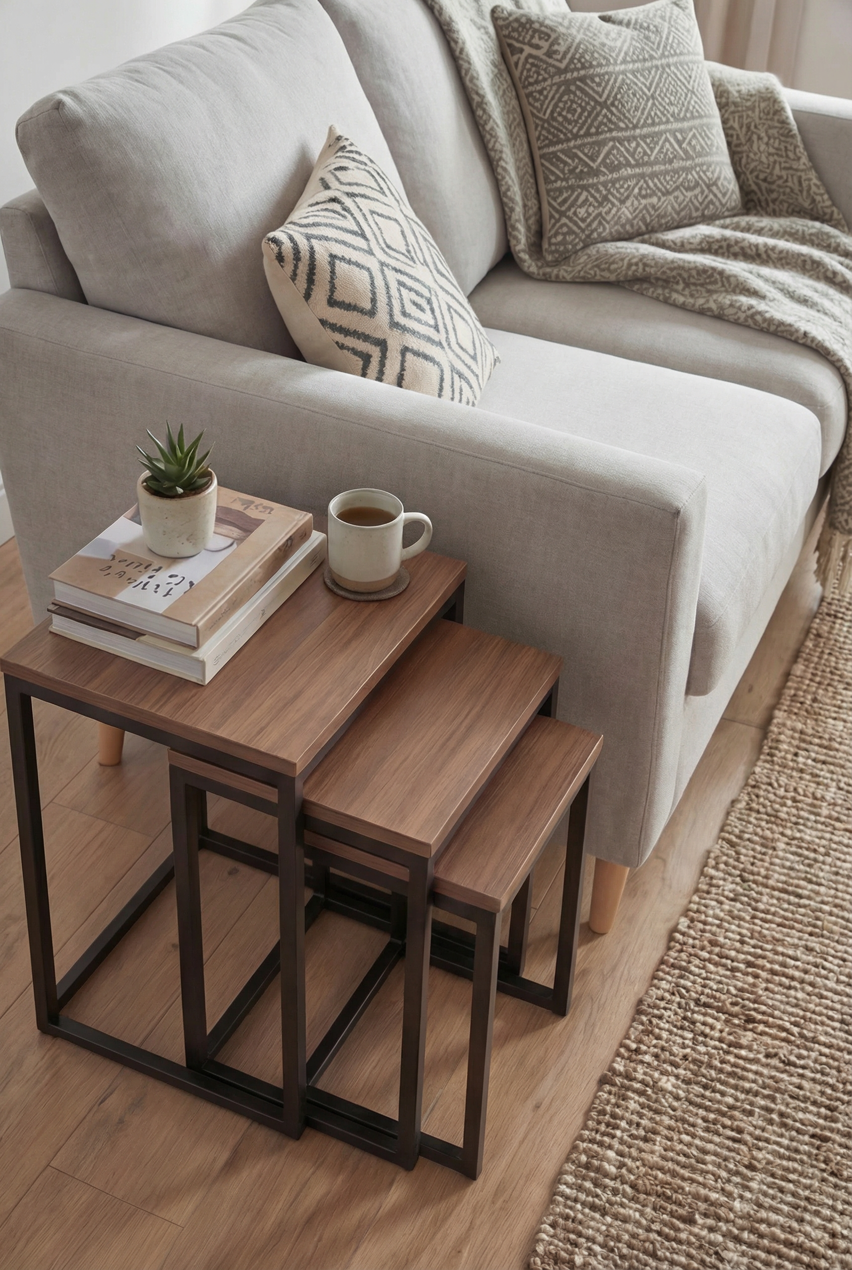 Kanso Nesting Side Tables KNS3-BB طقم متداخل