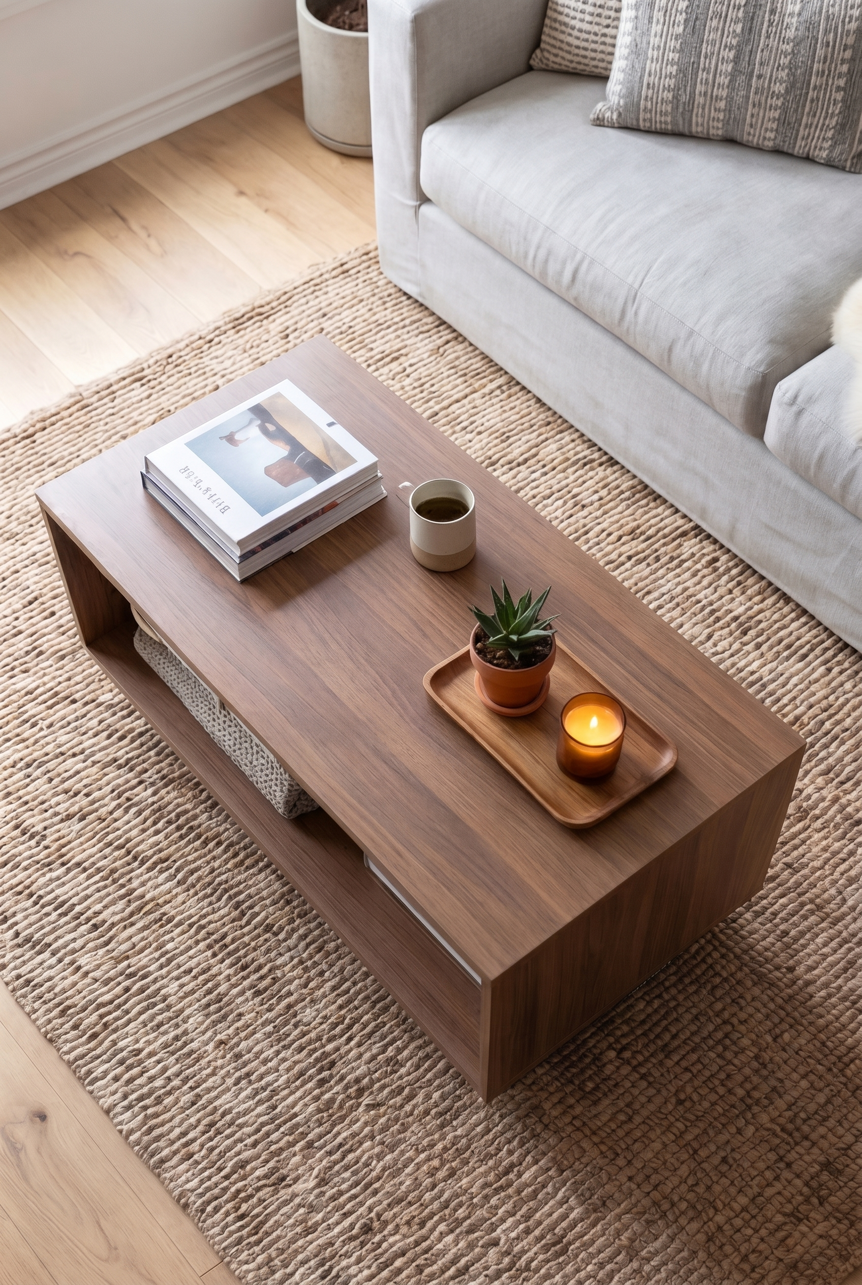Brix Coffee Table CT5-B ترابيزه خشب مودرن