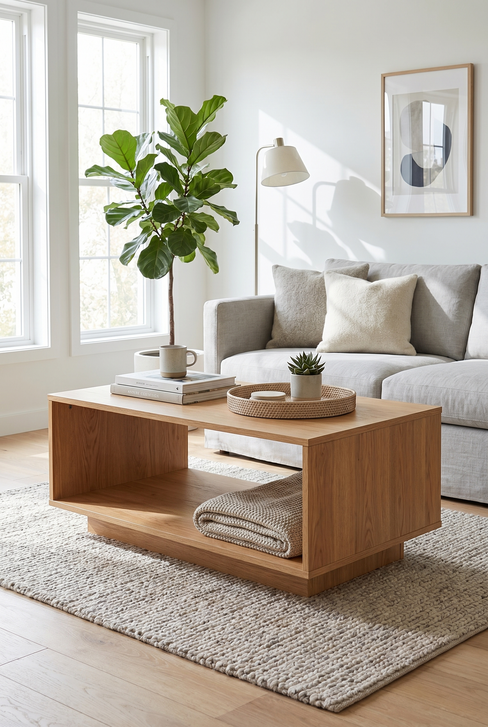 Brix Coffee Table CT5-N ترابيزه خشب مودرن