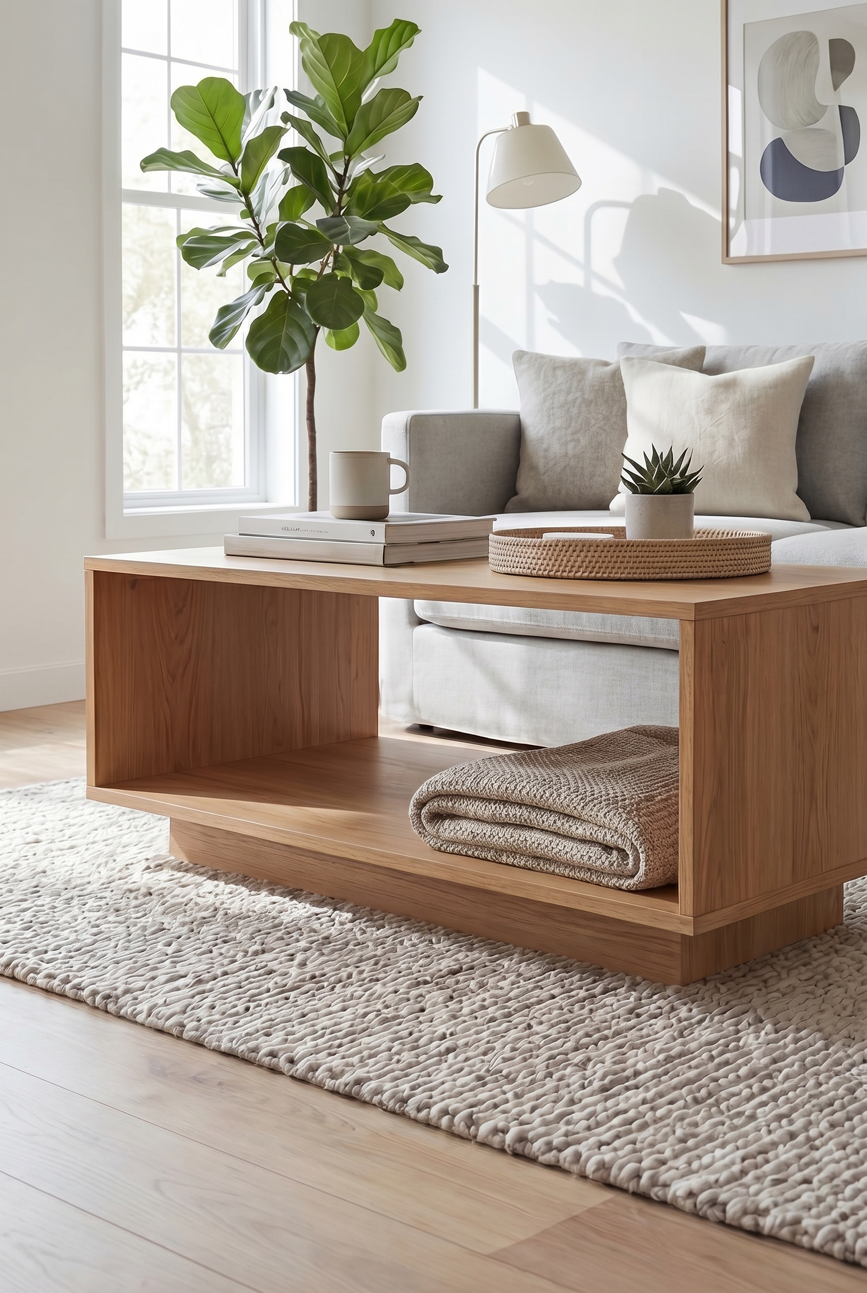 Brix Coffee Table CT5-N ترابيزه خشب مودرن