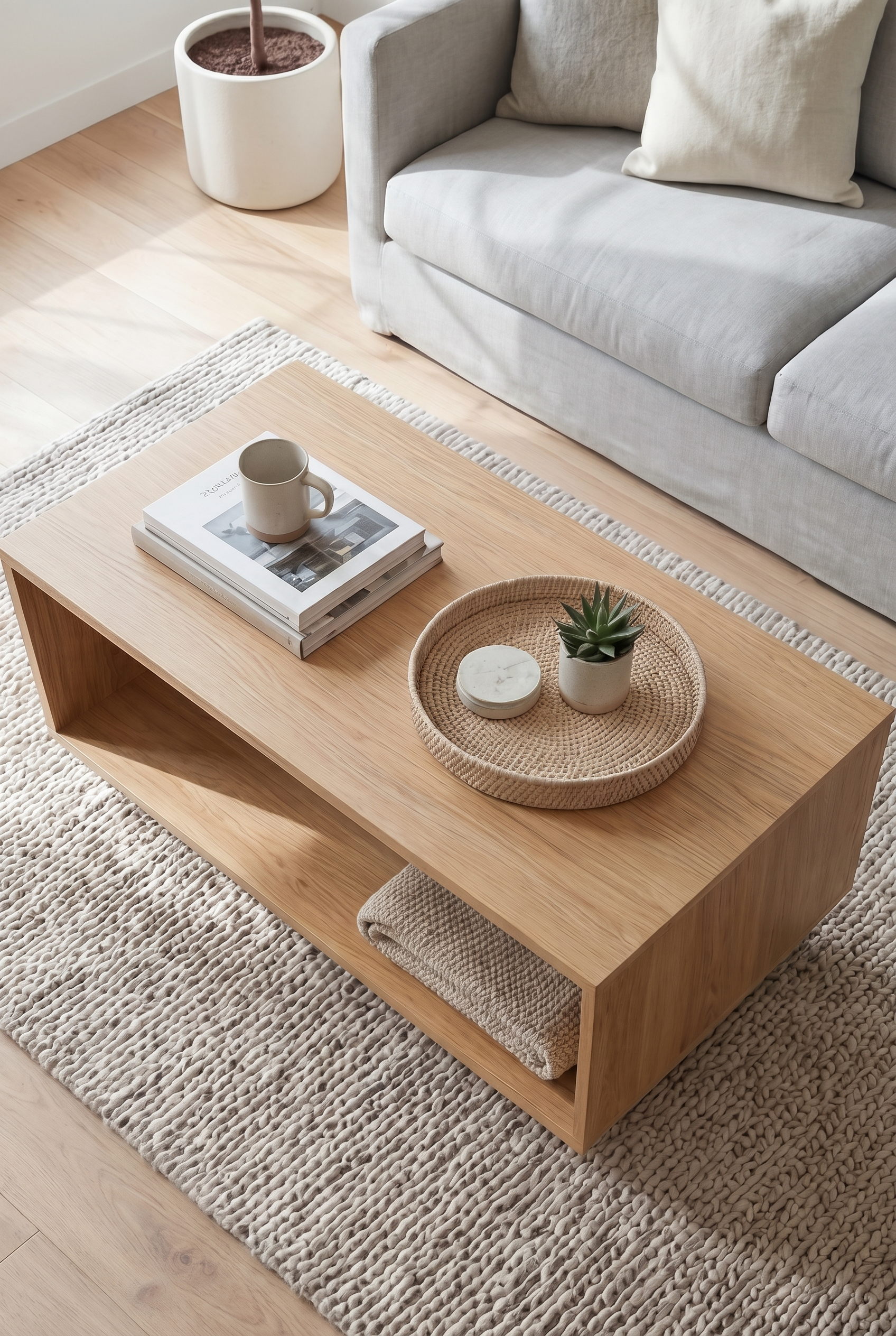 Brix Coffee Table CT5-N ترابيزه خشب مودرن