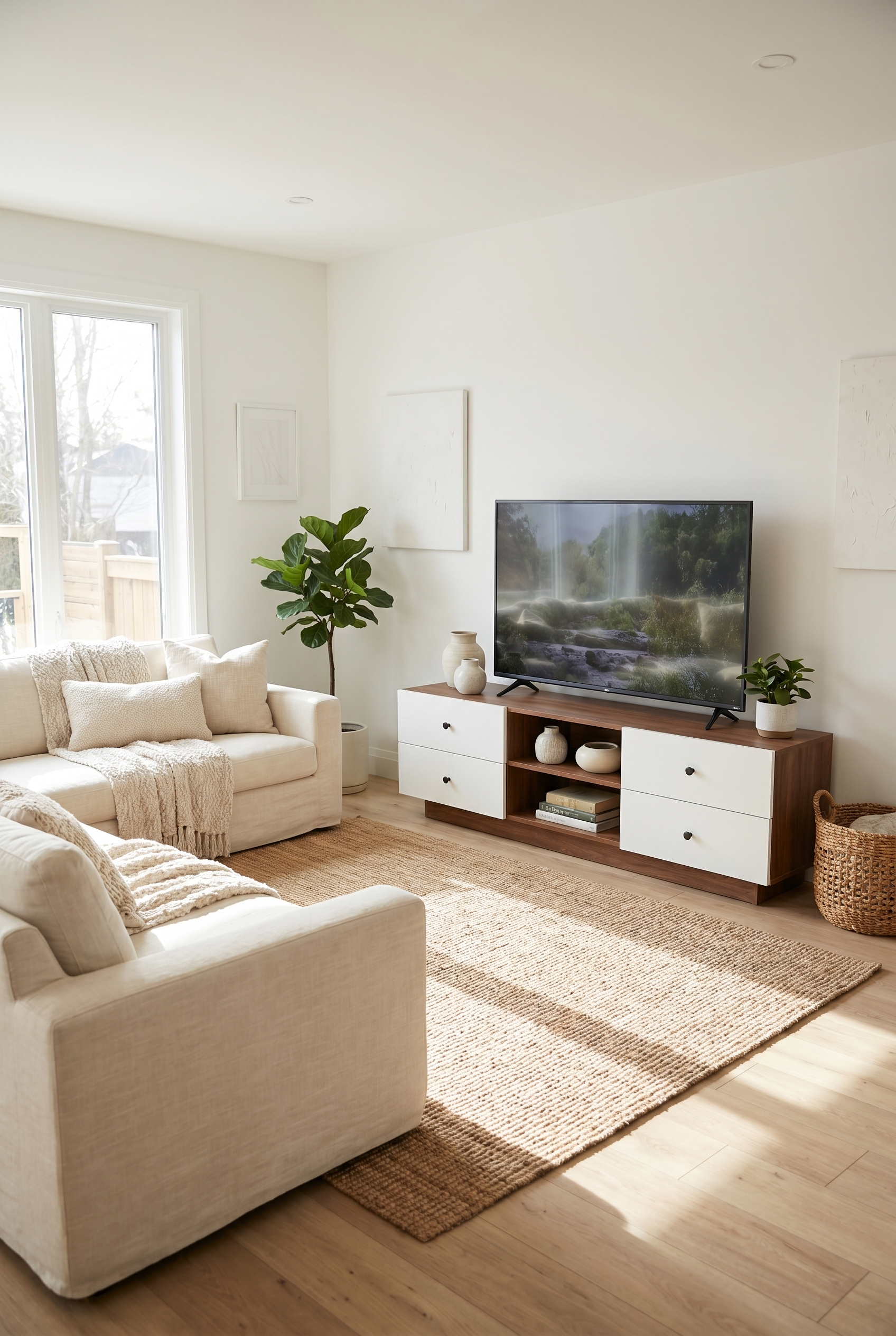 Brix TV Unit BT4-BW - ترابيزه تلفزيون مودرن