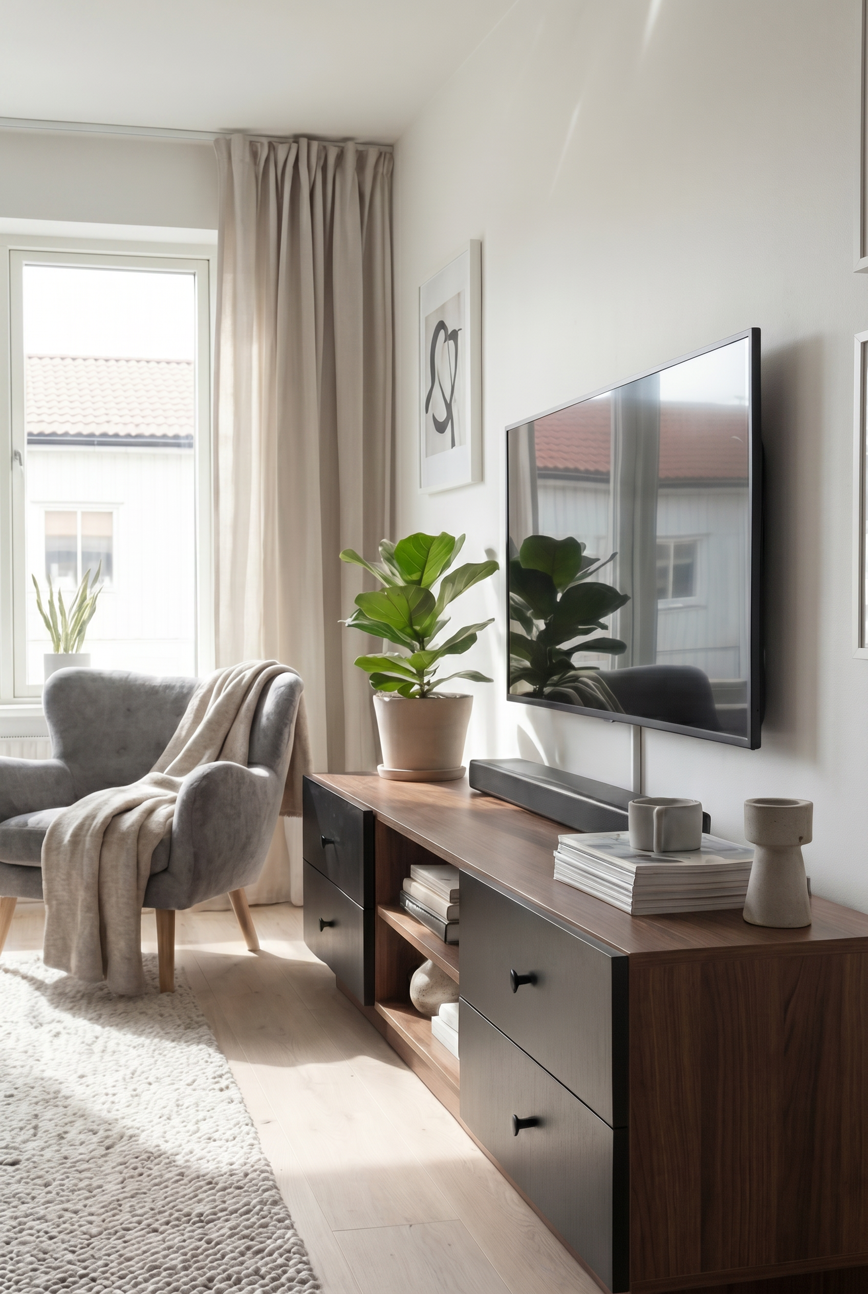 Brix TV Unit BT4-BL - ترابيزه تلفزيون مودرن