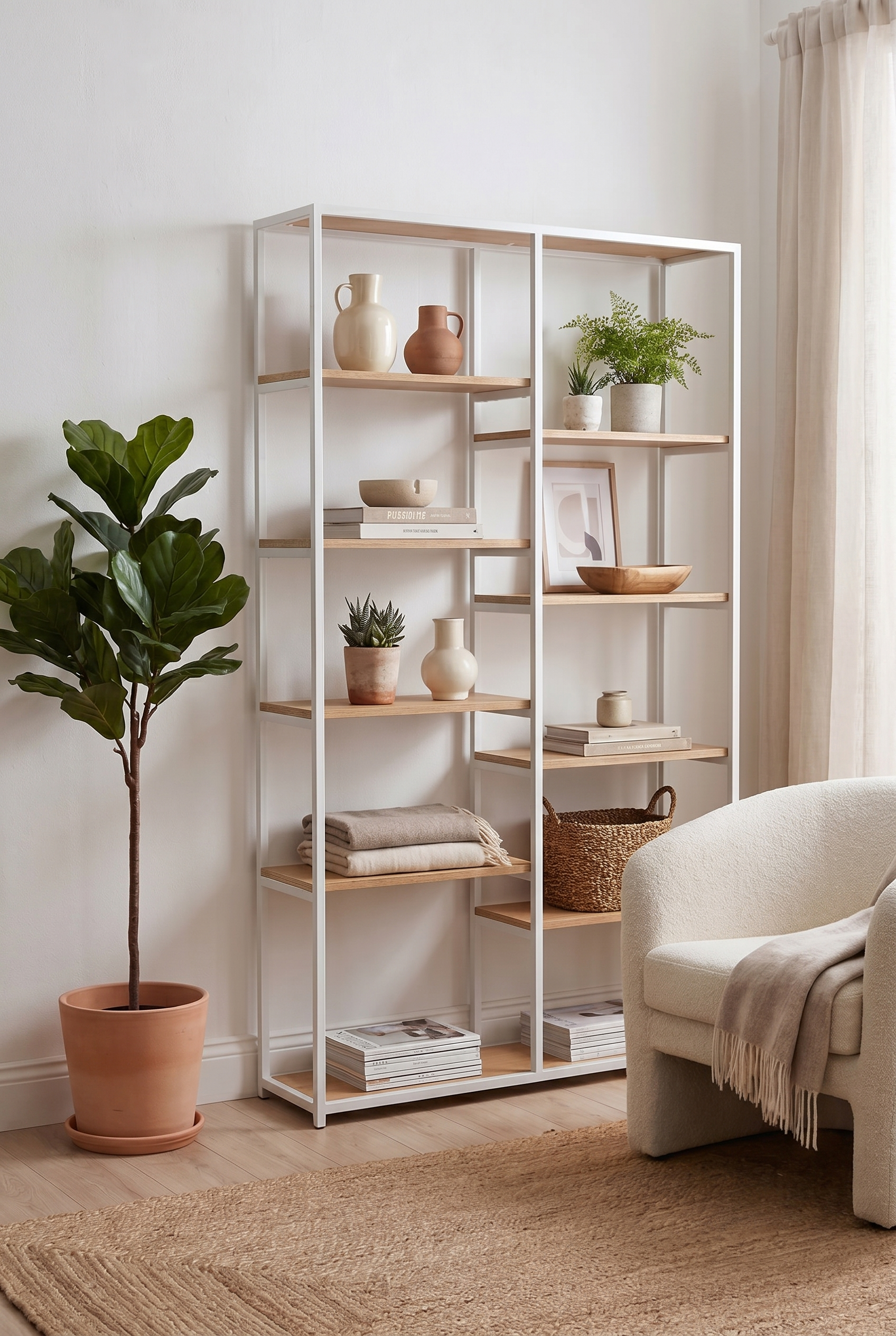 Metal Display -VDS1-WN مكتبه معدن