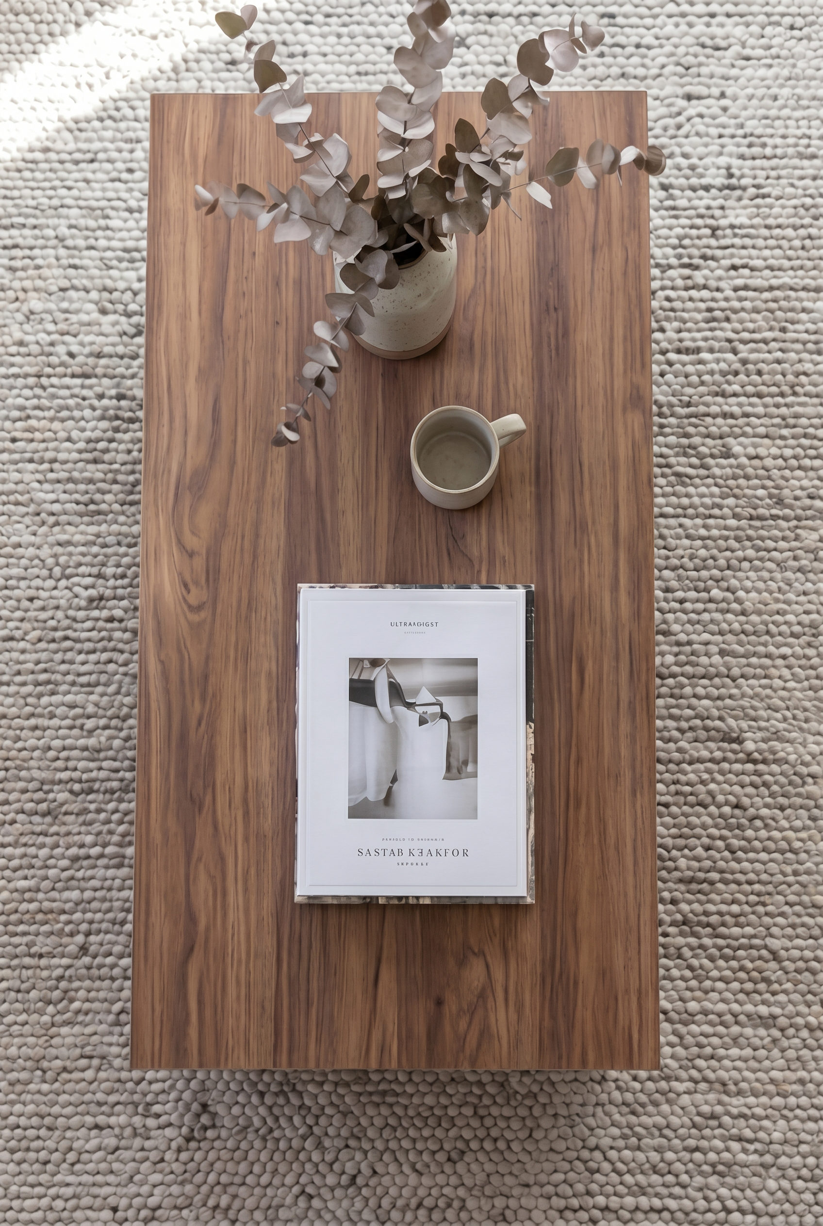Brix Coffee Table CT7-B ترابيزه خشب مودرن
