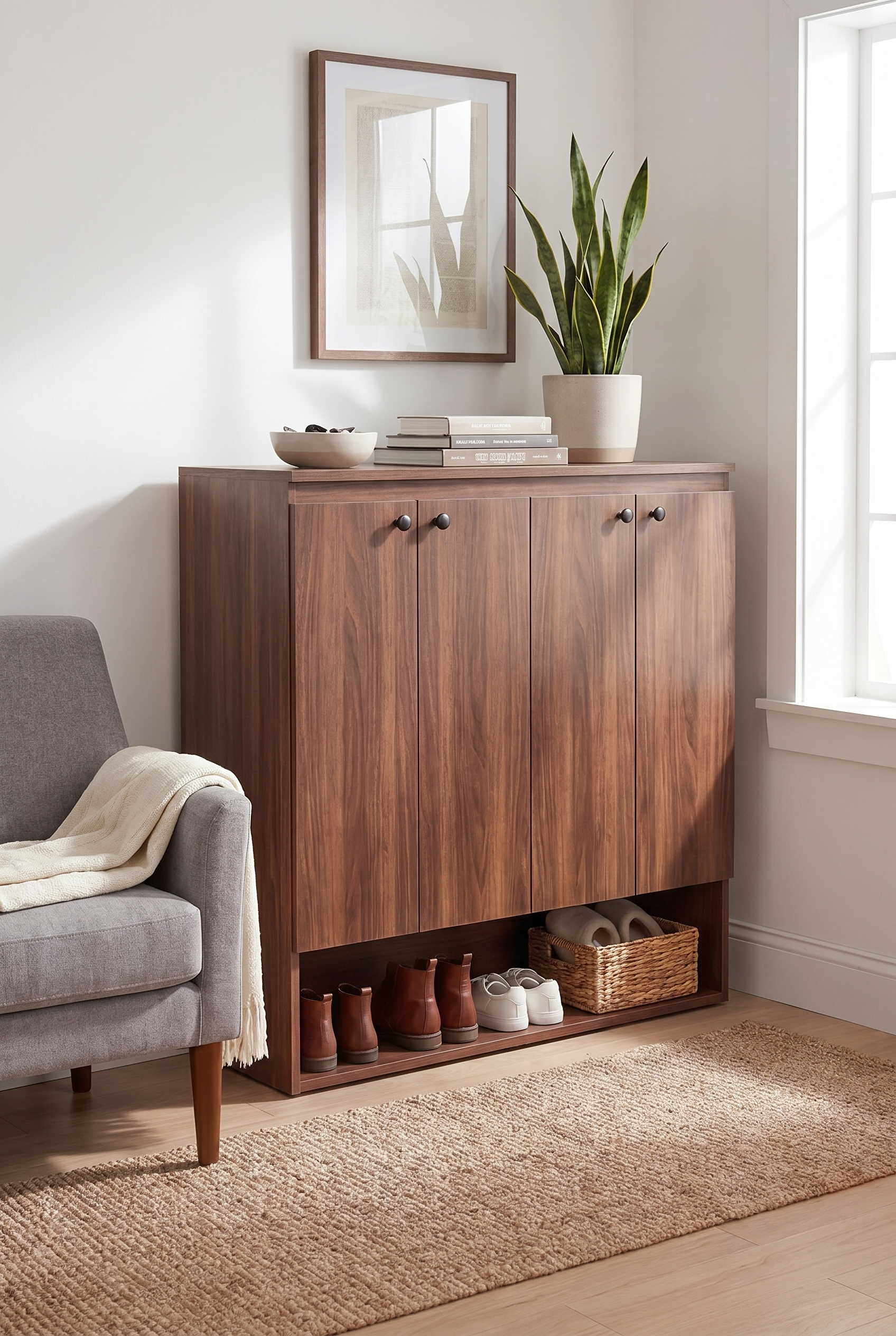 Block Shoe Cabinet SC3-BB- جزامه مودرن