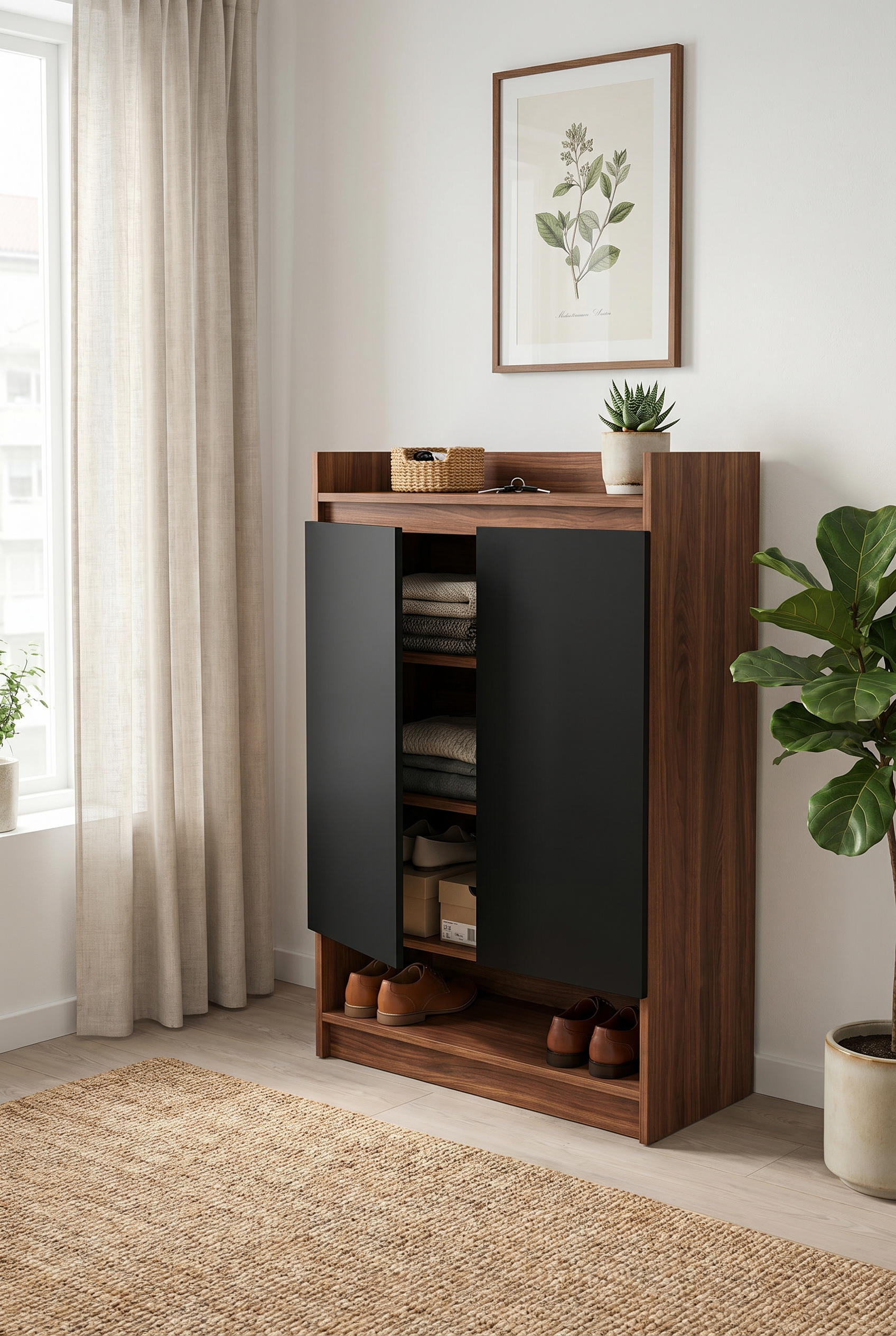 Block Shoe Cabinet SC5-BL- جزامه مودرن