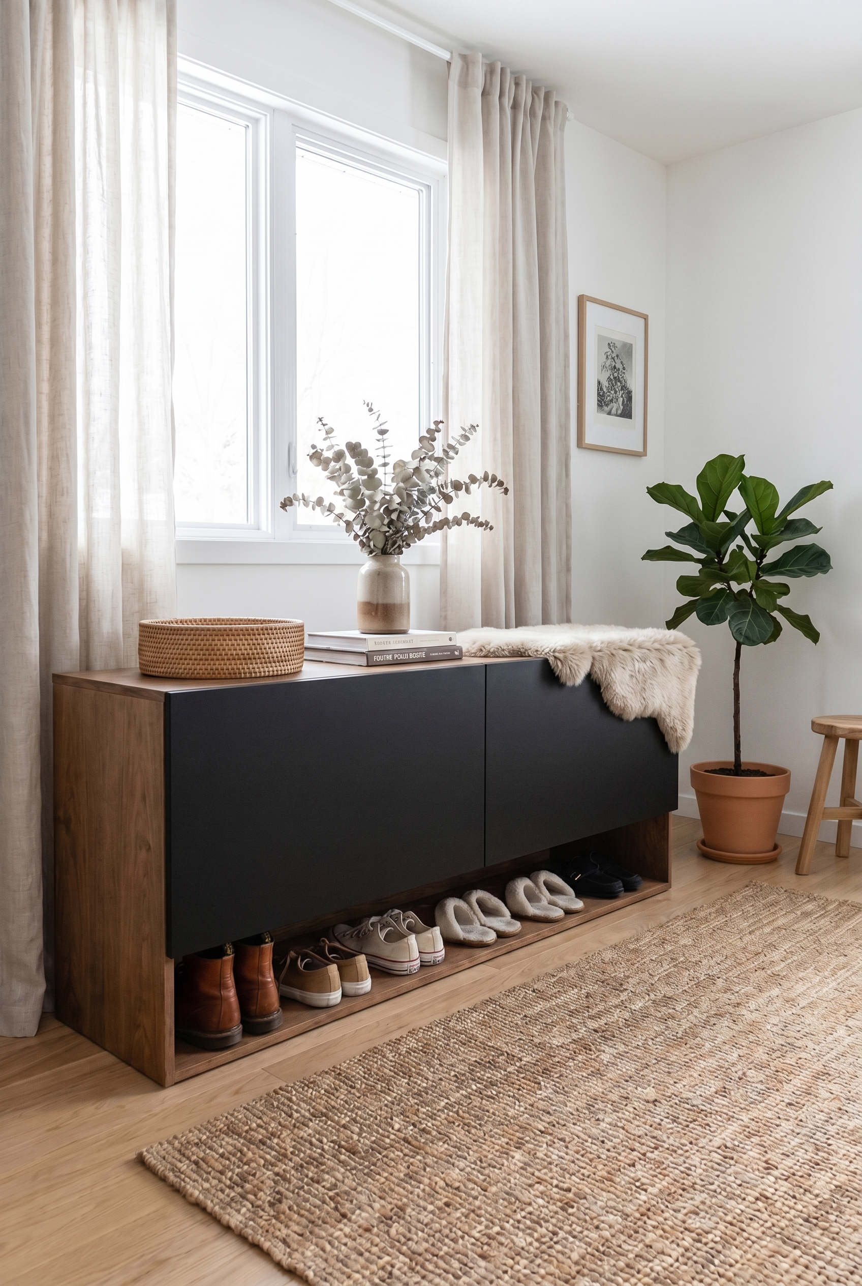 Block Shoe Cabinet SC6-BL- جزامه مودرن