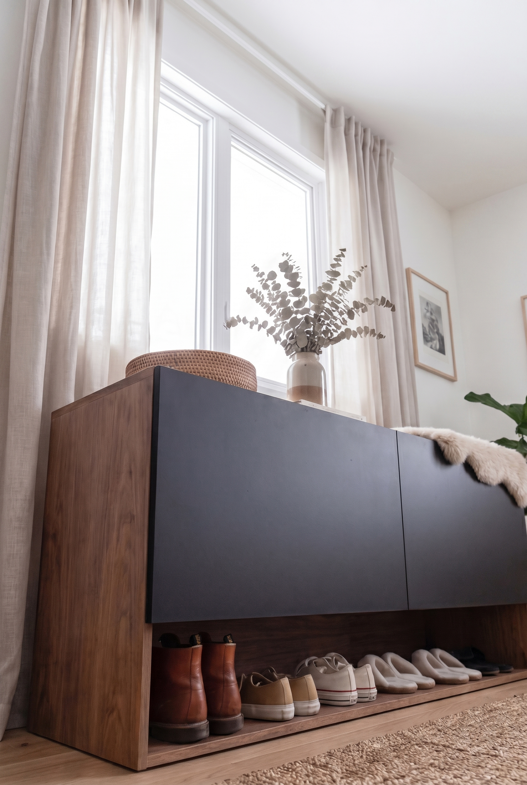 Block Shoe Cabinet SC6-BL- جزامه مودرن