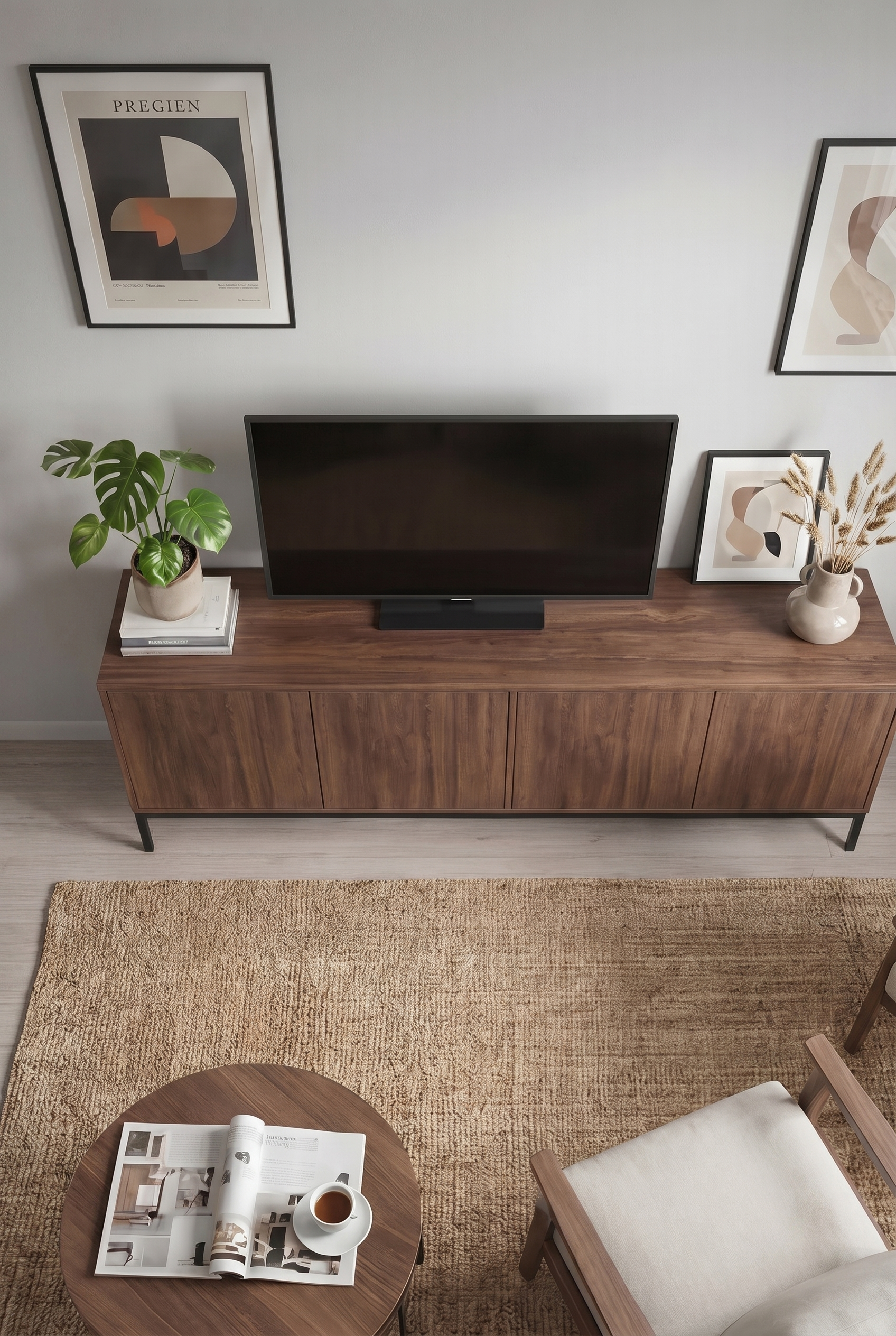 Metro TV Unit M2-B - ترابيزه تلفزيون مودرن
