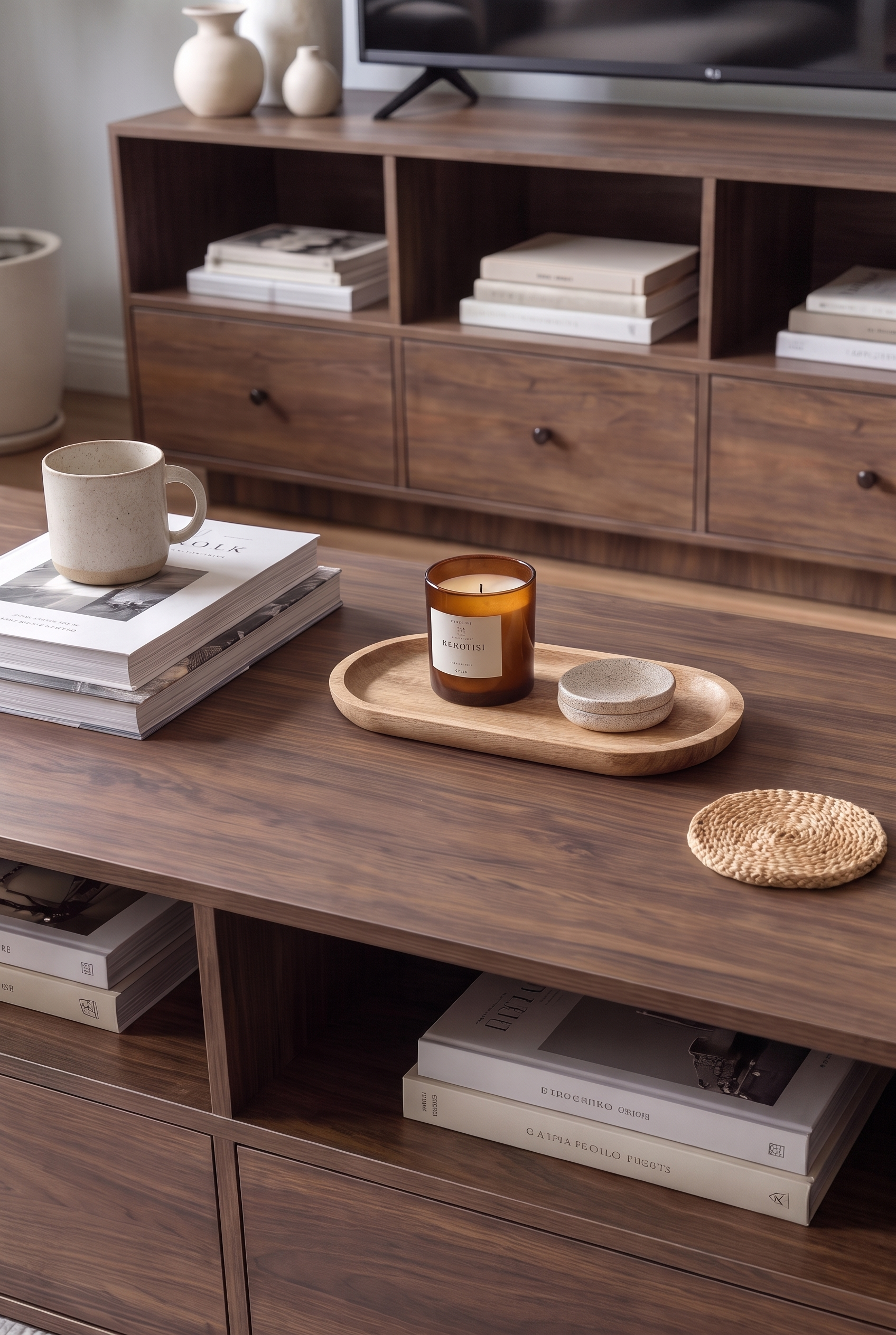 TV Unit & Coffee Table Set BT9 SET-BB - ترابيزة تليفزيون مع ترابيزة قهوة
