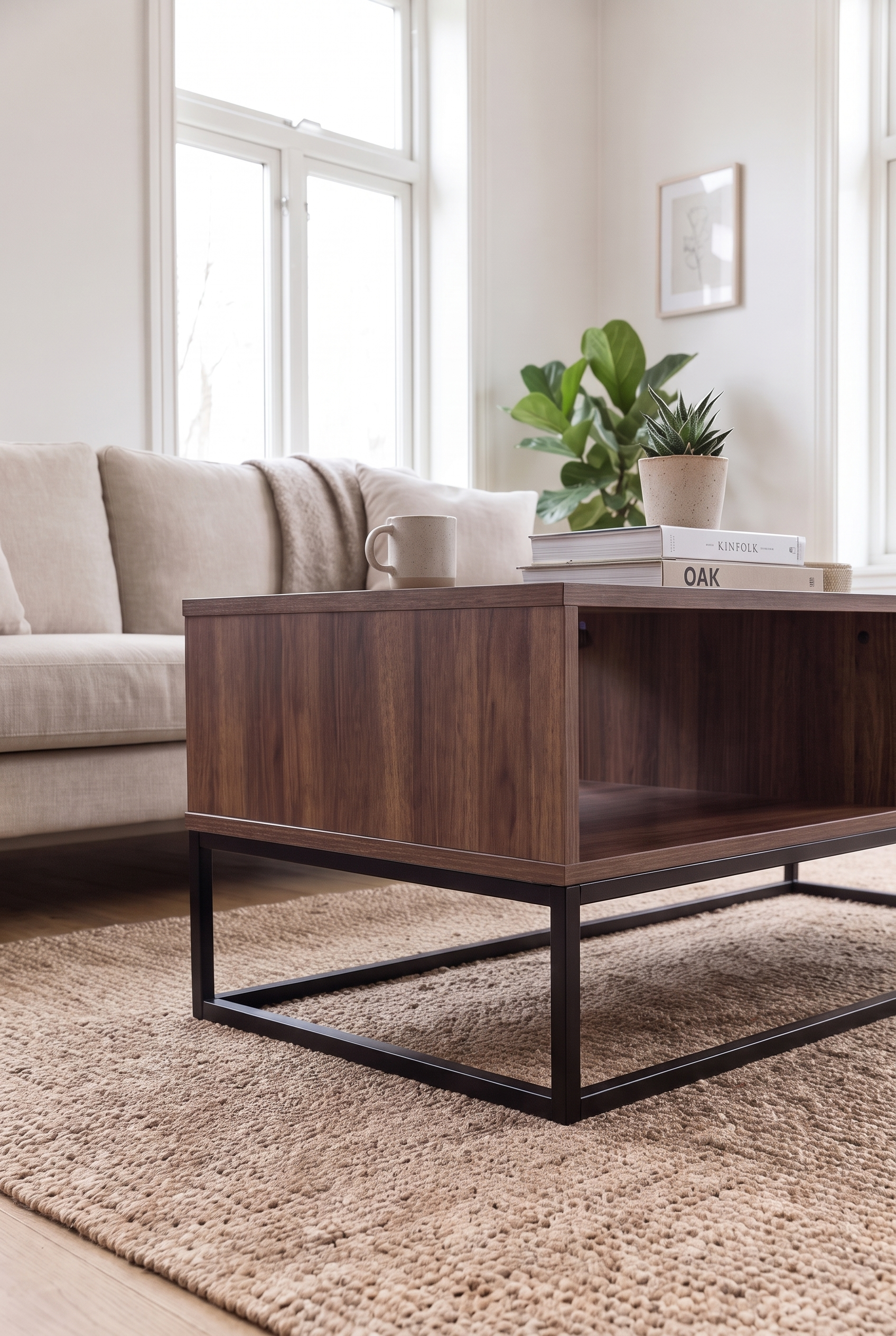 Brix Coffee Table CT10-BB ترابيزه خشب مودرن