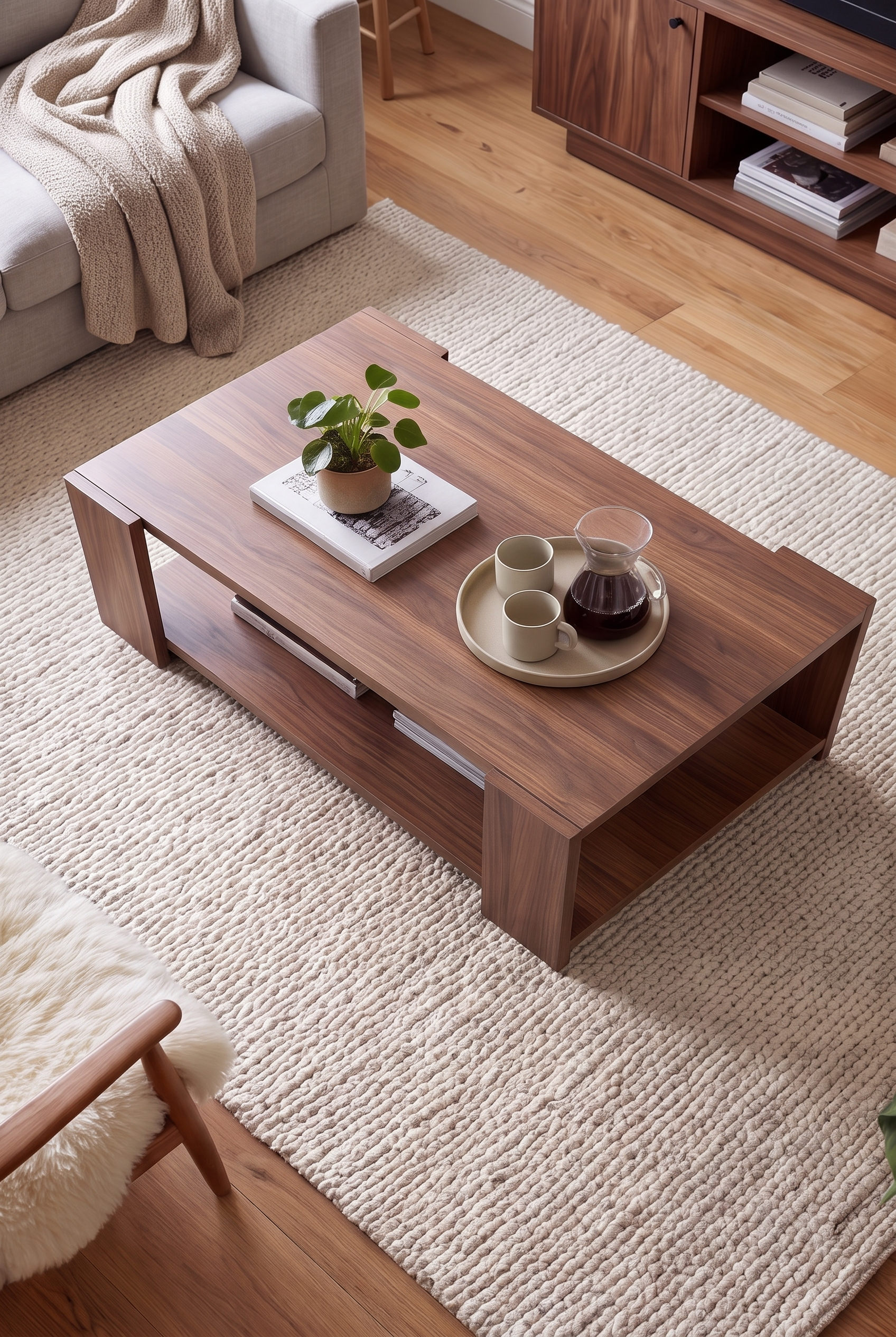 TV Unit & Coffee Table Set BT12 SET-BB - ترابيزة تليفزيون مع ترابيزة قهوة