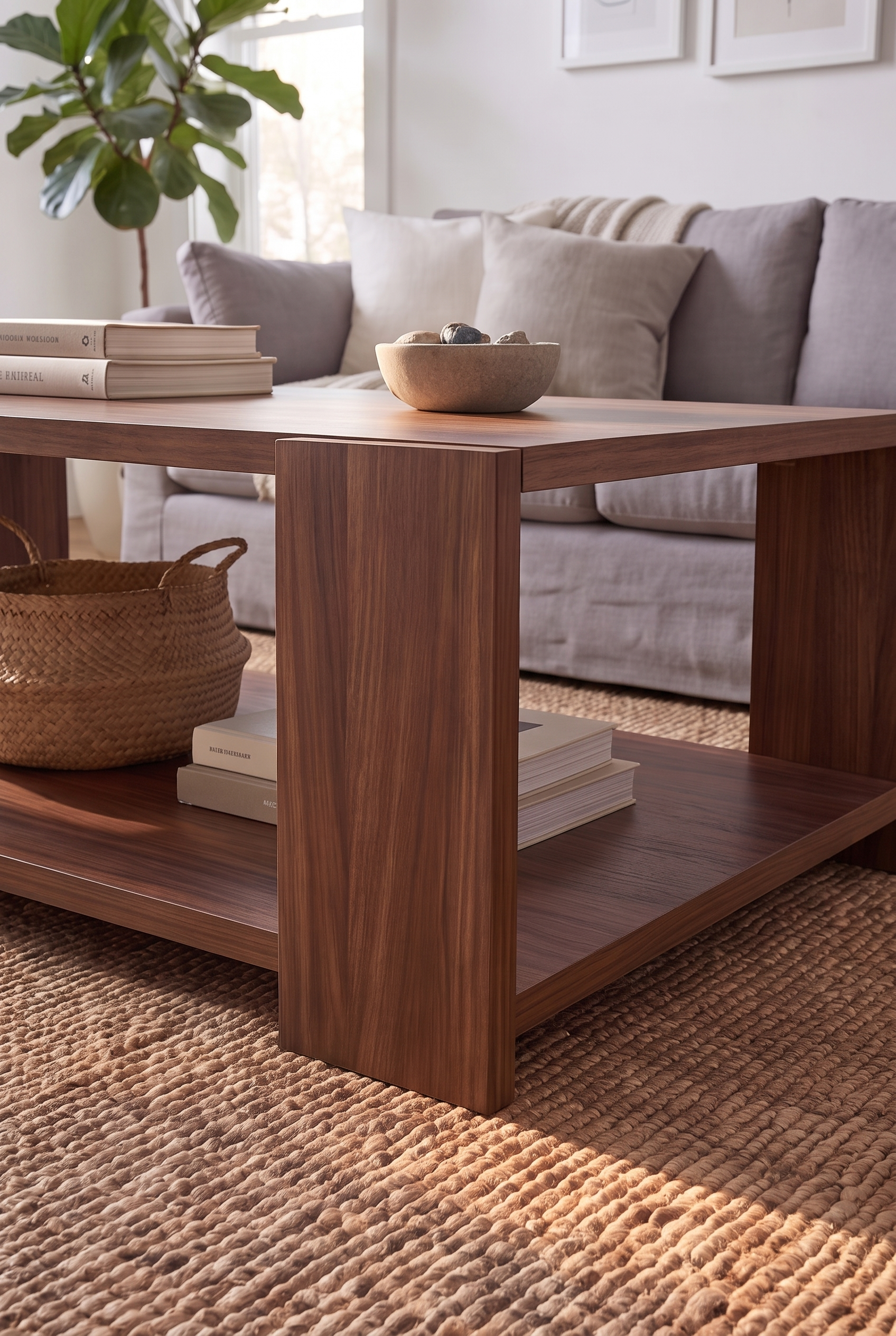 Brix Coffee Table CT12-BB ترابيزه خشب مودرن