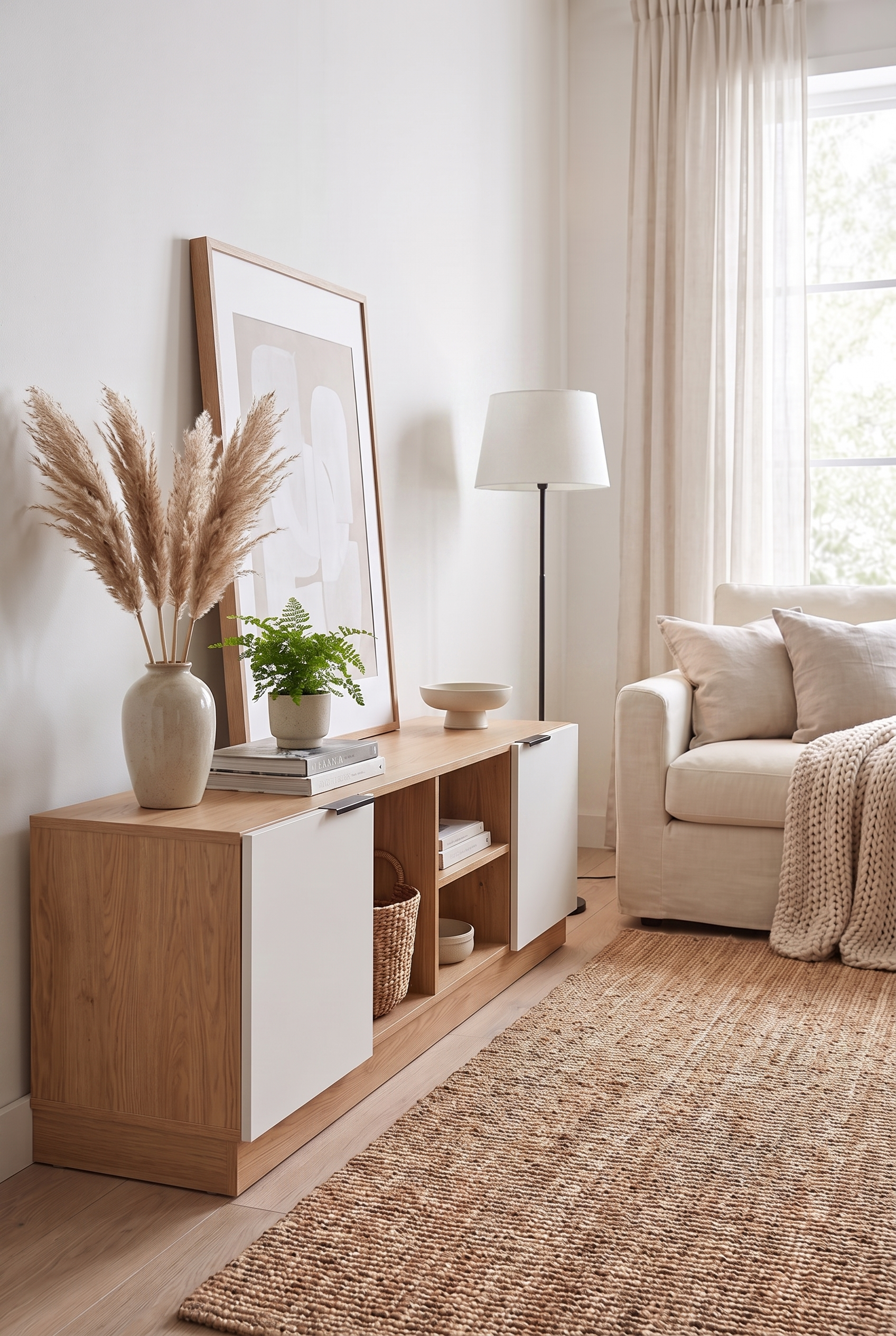 TV Unit BT13-WN - ترابيزه تلفزيون مودرن
