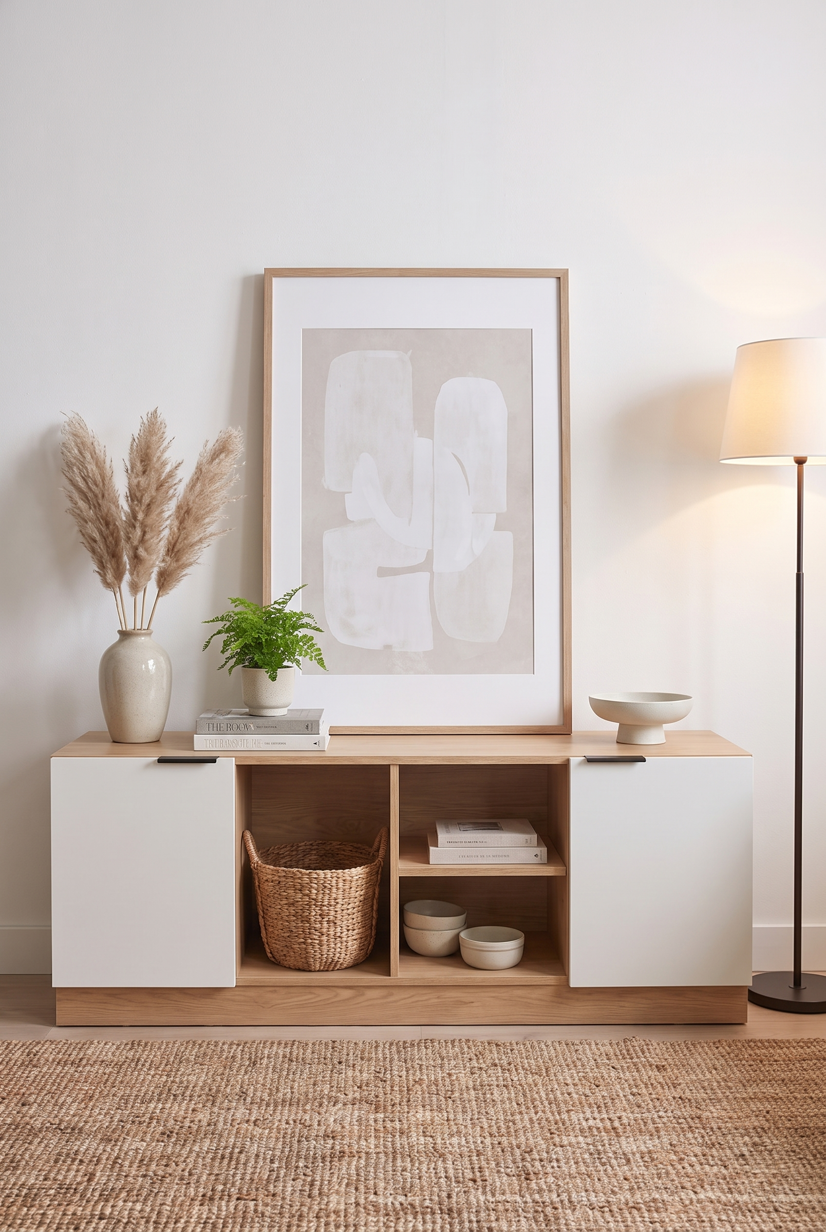 TV Unit BT13-WN - ترابيزه تلفزيون مودرن