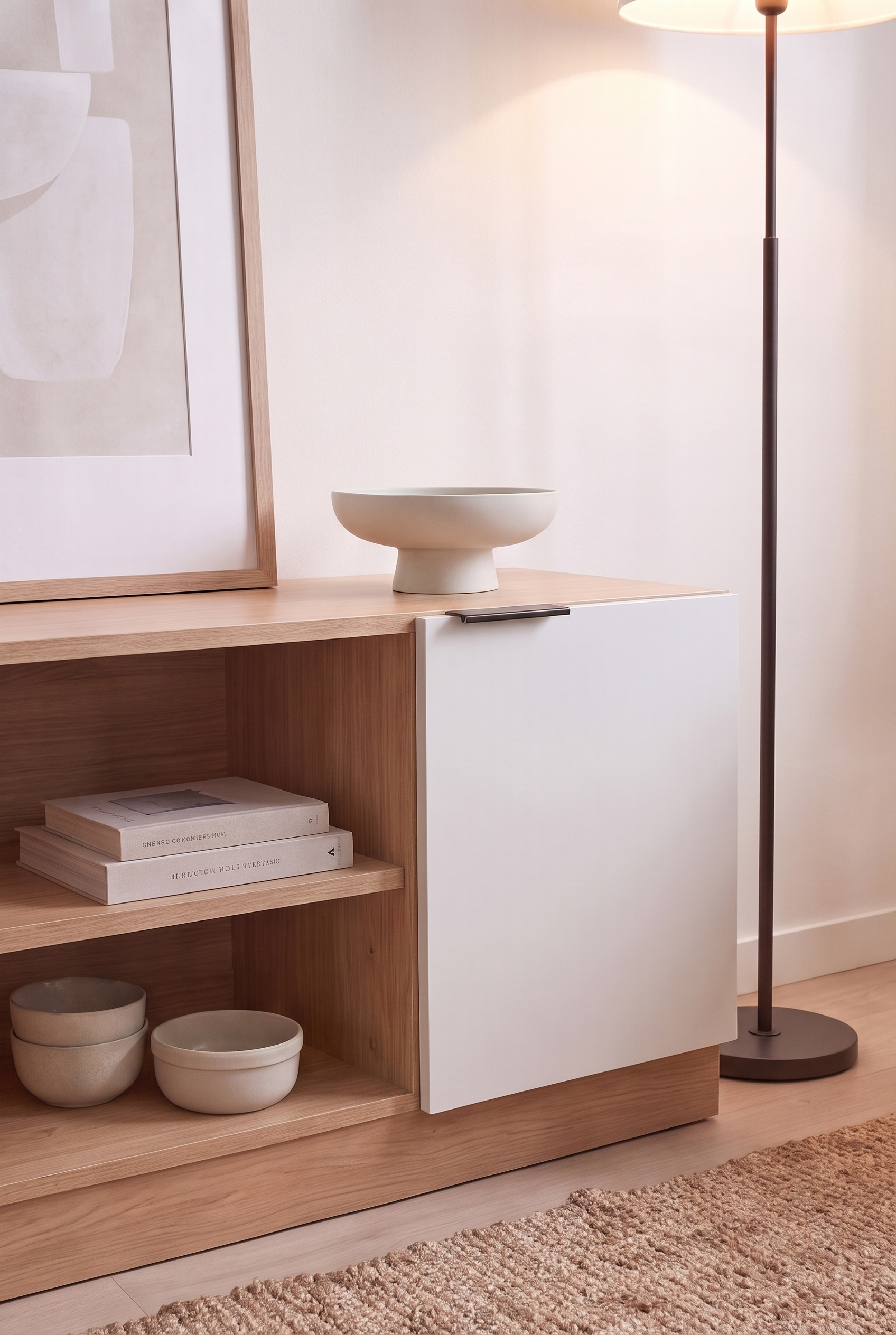 TV Unit BT13-WN - ترابيزه تلفزيون مودرن