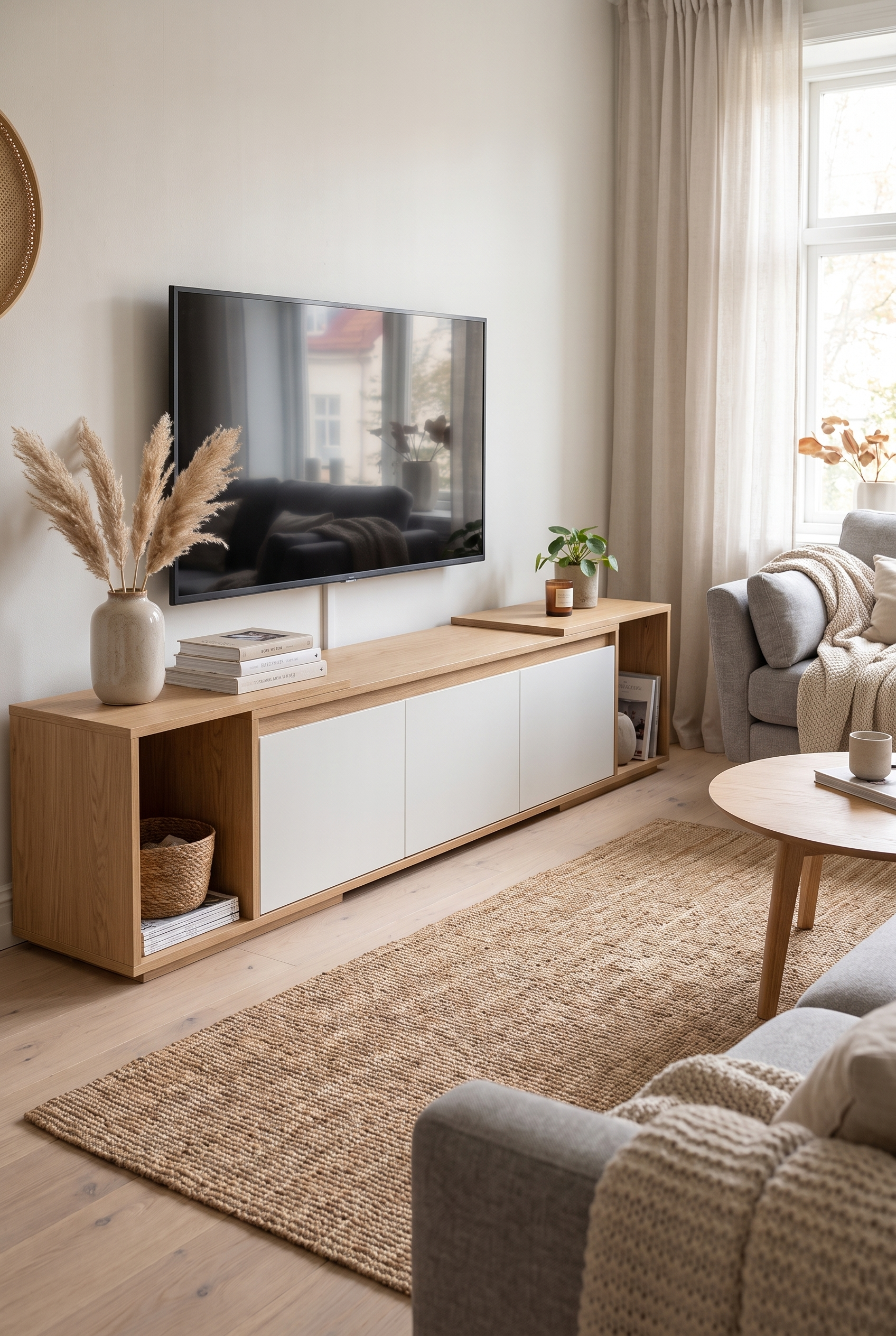 TV Unit BT14-WN - ترابيزه تلفزيون مودرن