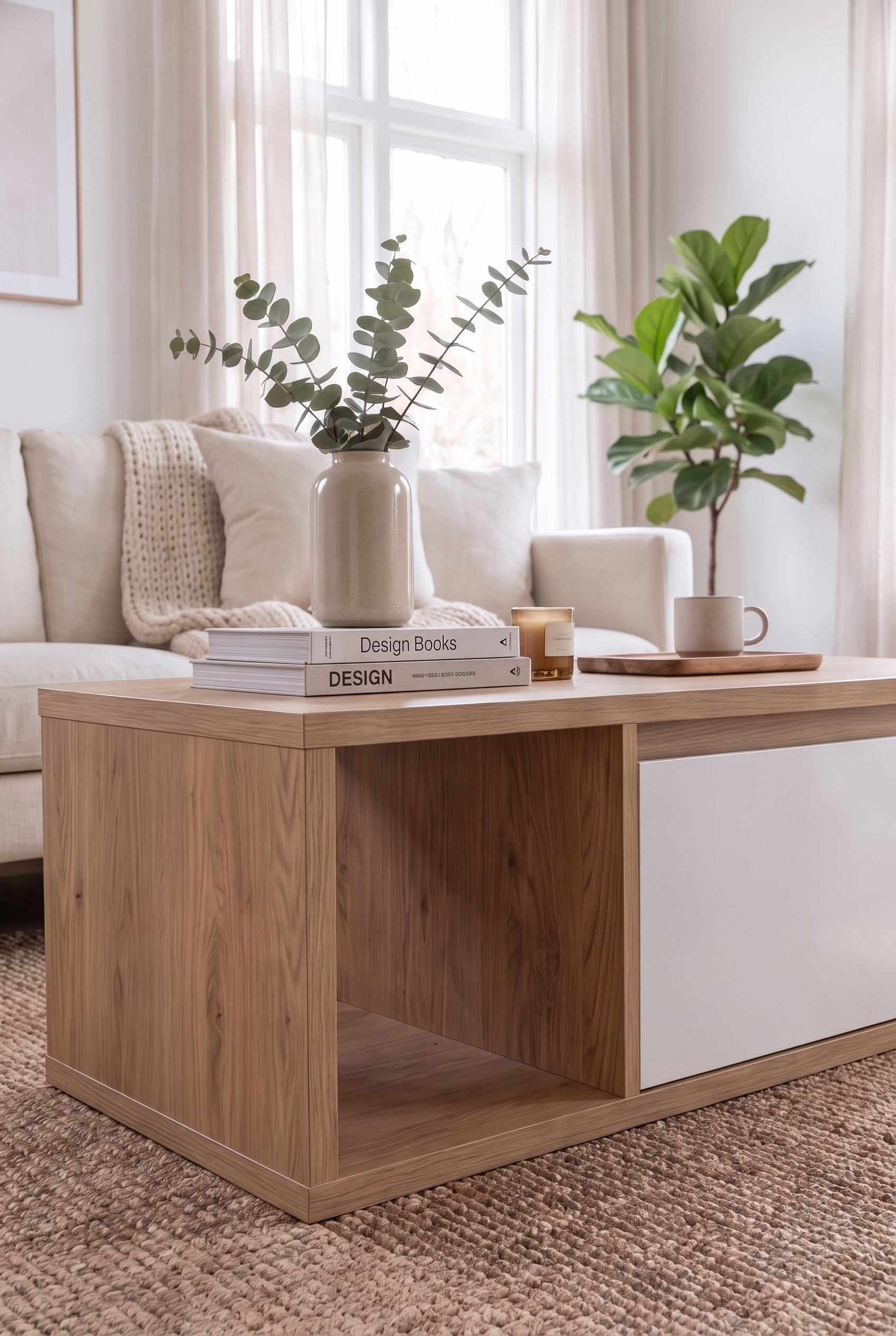 Brix Coffee Table CT14-WN ترابيزه خشب مودرن
