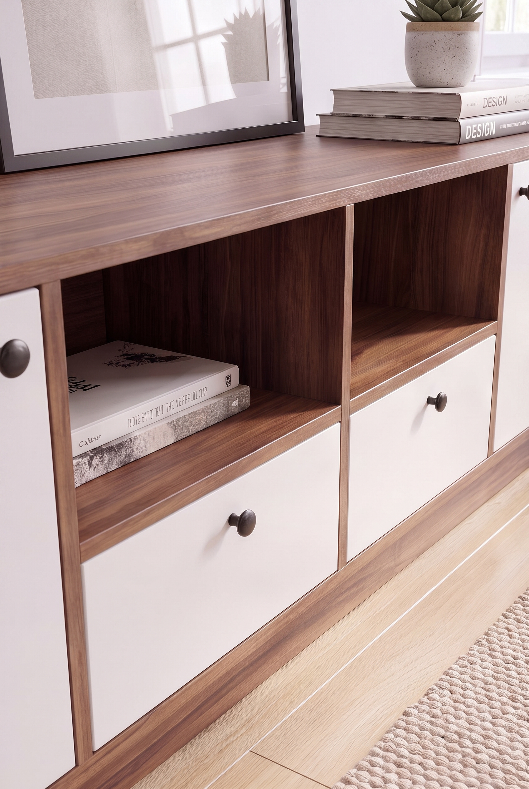 TV Unit BT11-WB - ترابيزه تلفزيون مودرن