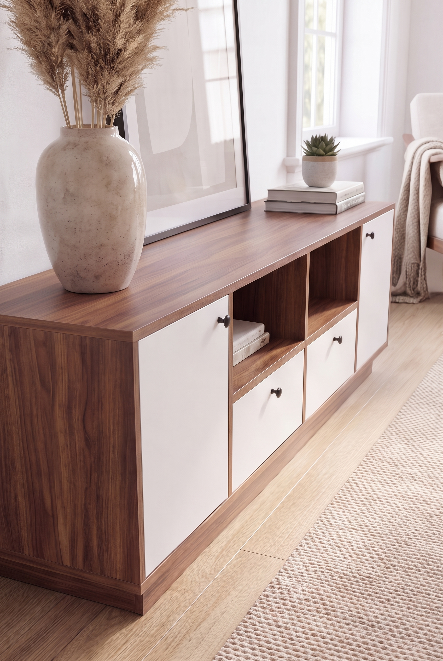 TV Unit BT11-WB - ترابيزه تلفزيون مودرن