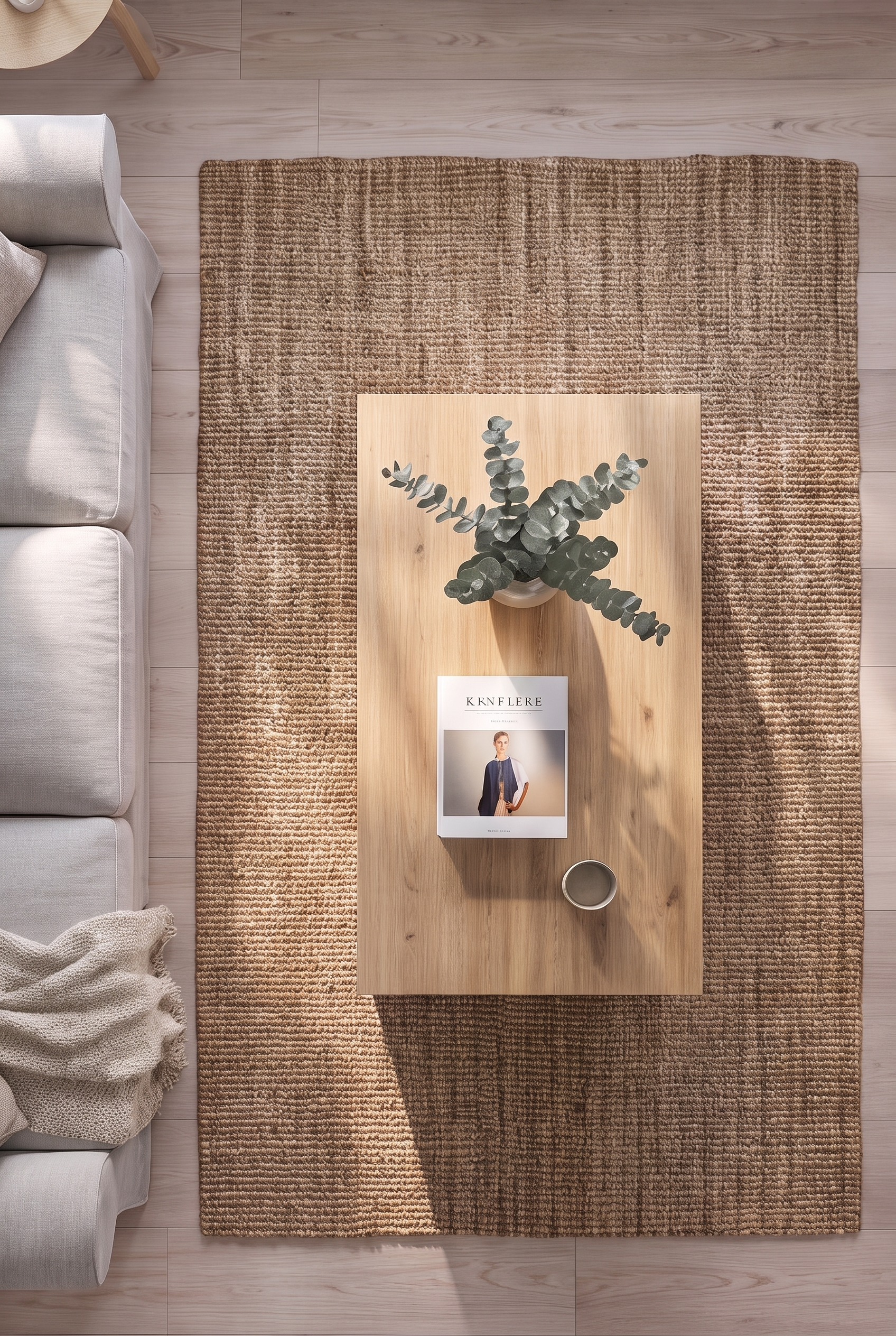 Brix Coffee Table CT13-WN ترابيزه خشب مودرن