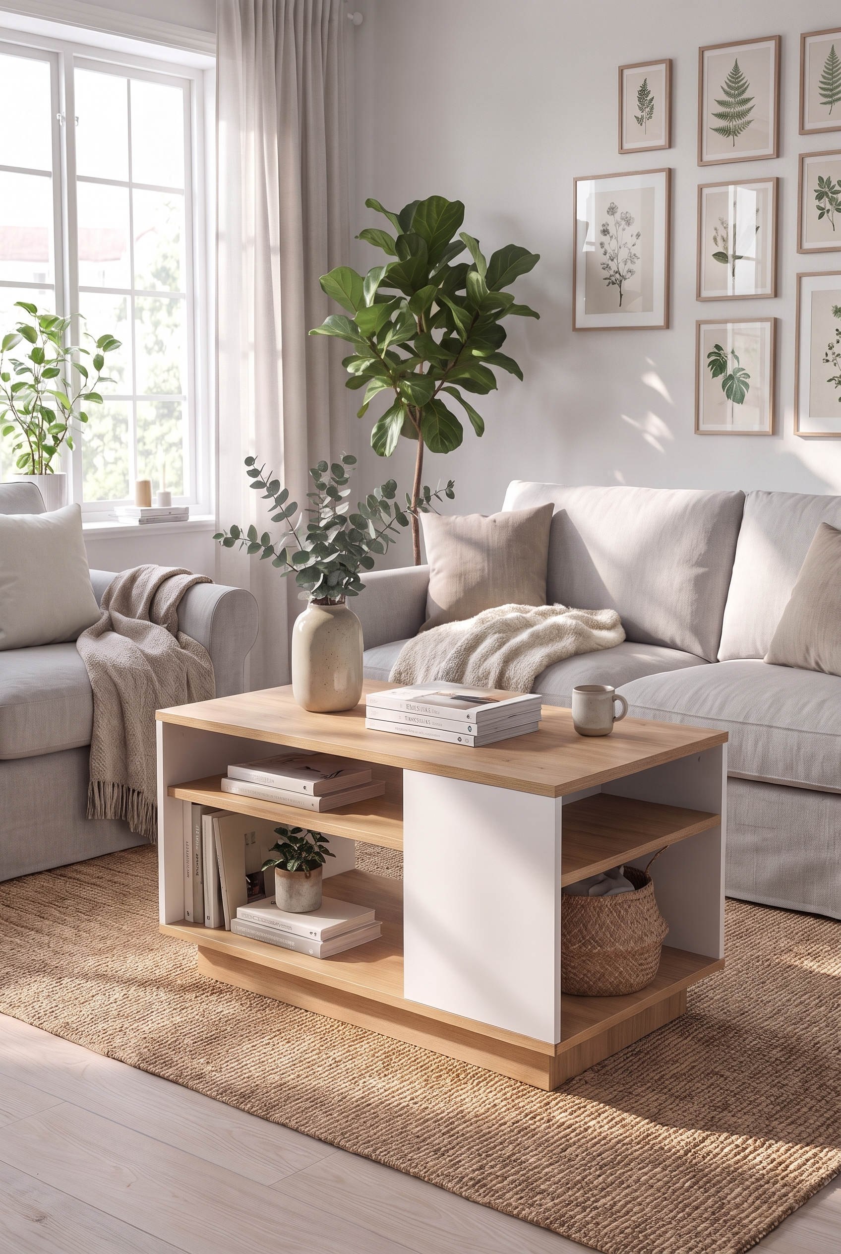 Brix Coffee Table CT13-WN ترابيزه خشب مودرن