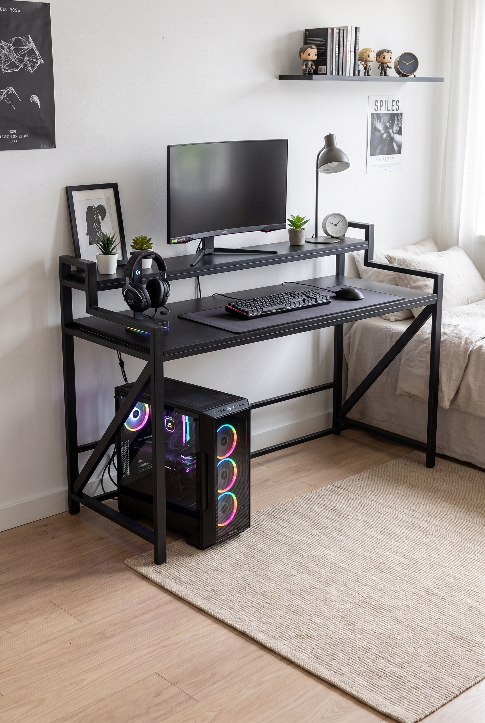 Gaming Desk K14S-BL مكتب جيمنج