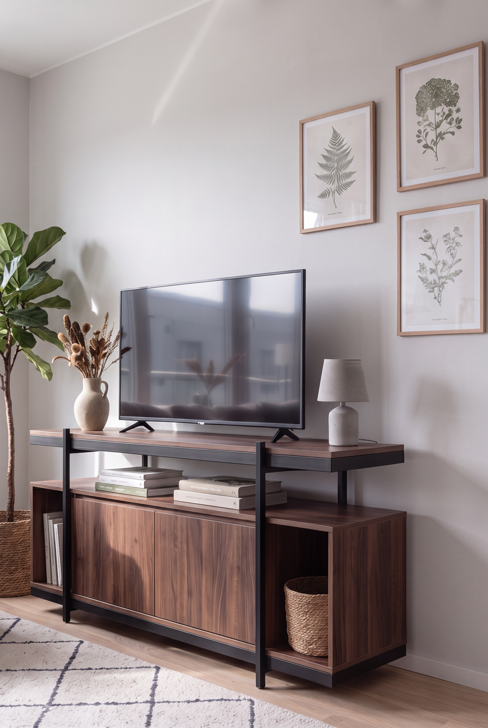 TV Unit MDS 3S-BB - ترابيزه تلفزيون مودرن