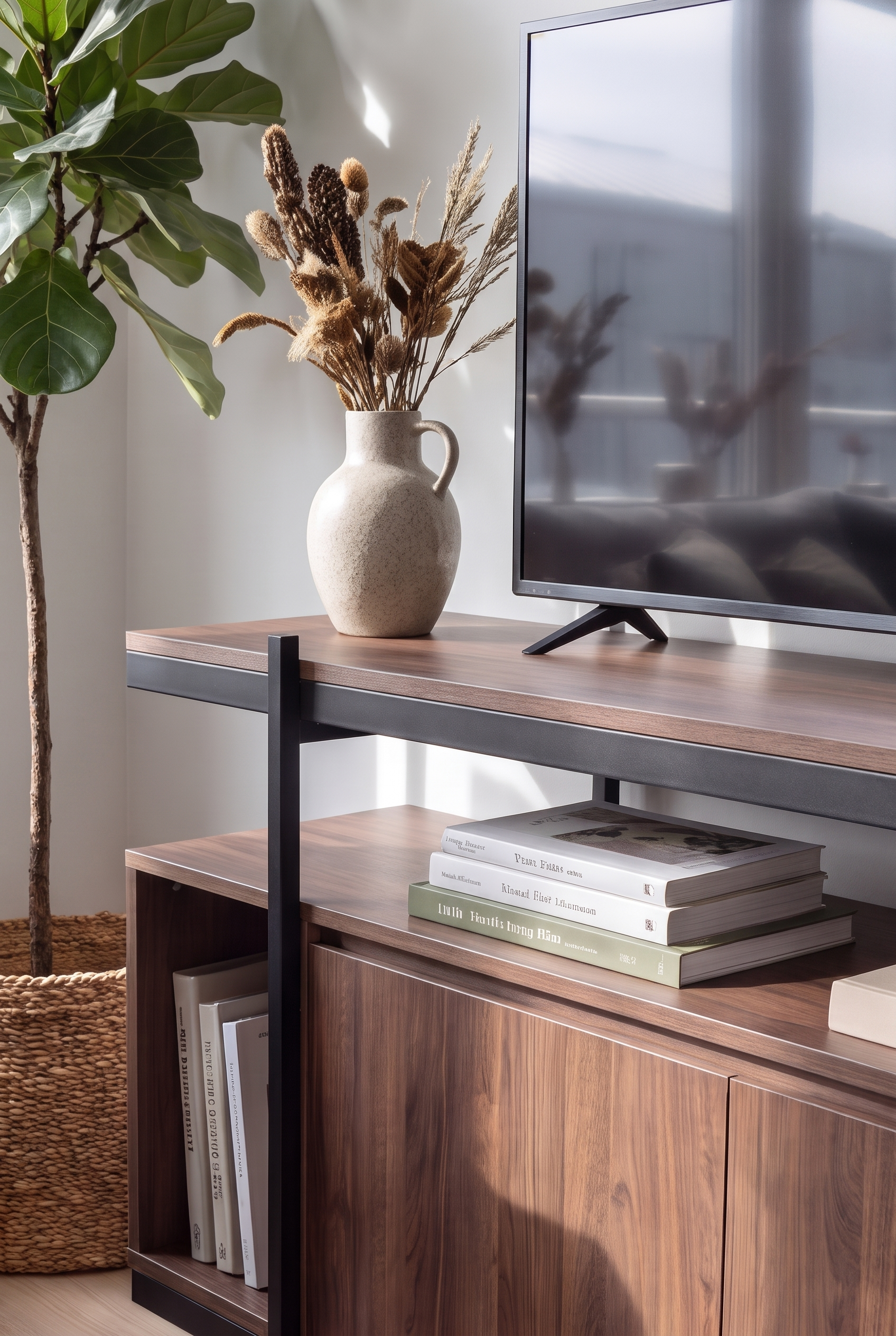 TV Unit MDS 3S-BB - ترابيزه تلفزيون مودرن