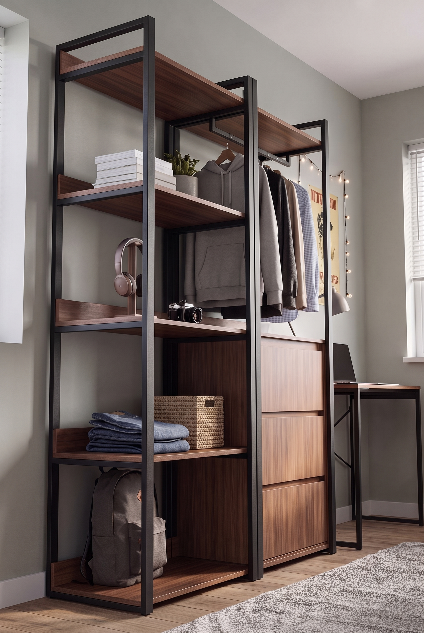 Urban Wardrobe UW25-BB دولاب معدن