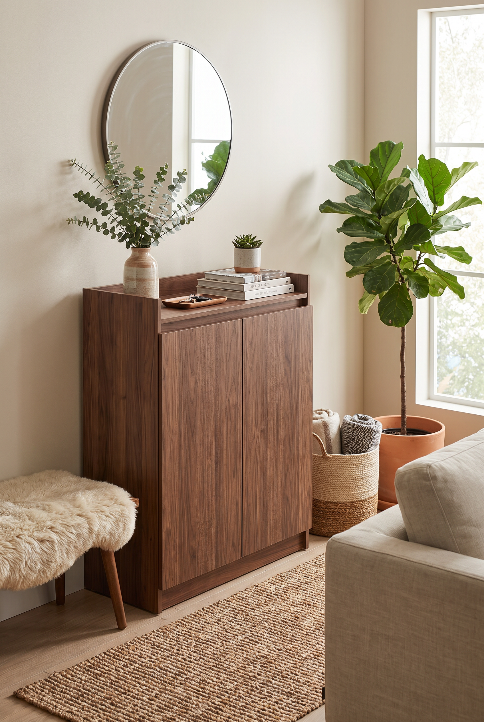 Block Shoe Cabinet SC2-BB- جزامه مودرن