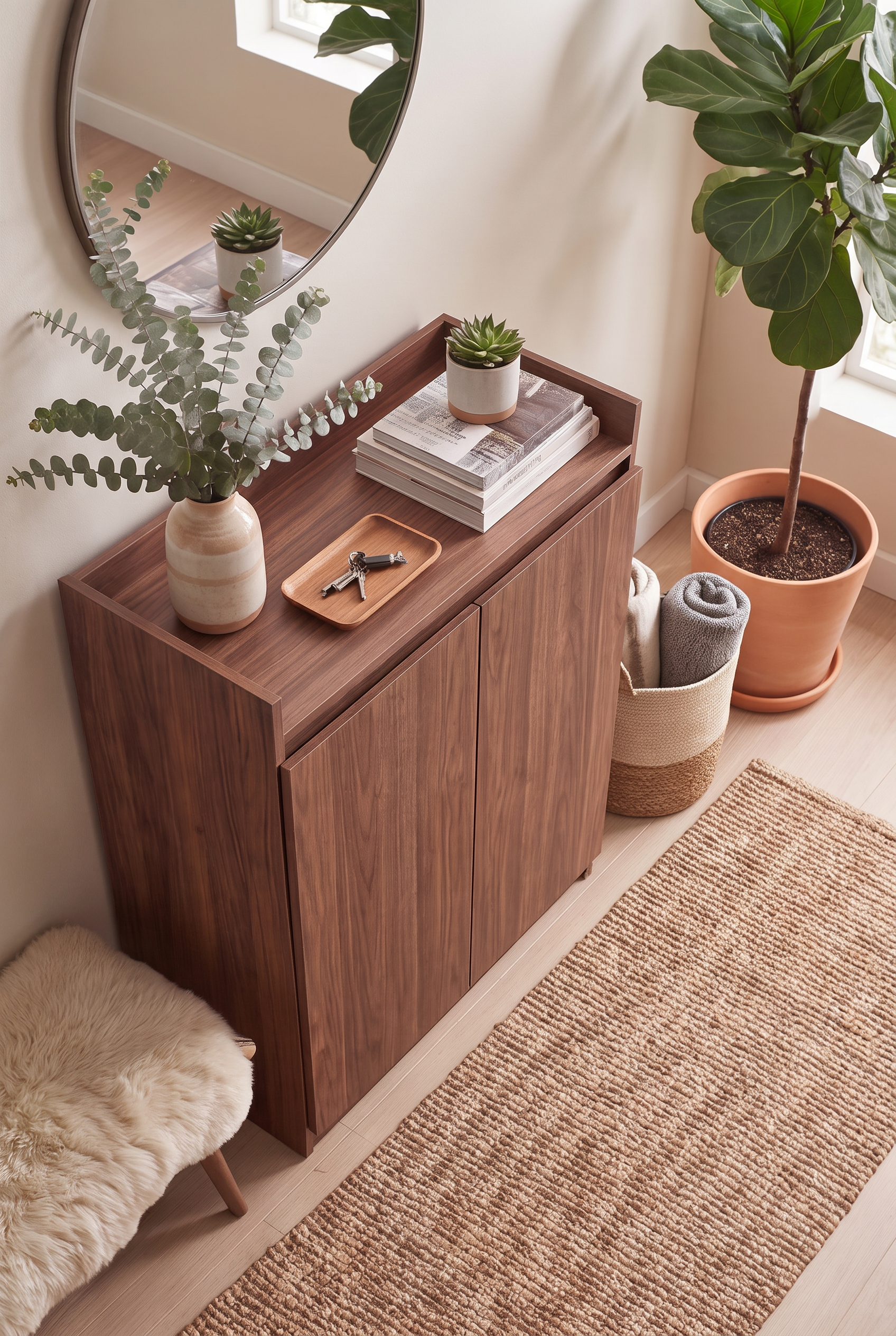 Block Shoe Cabinet SC2-BB- جزامه مودرن