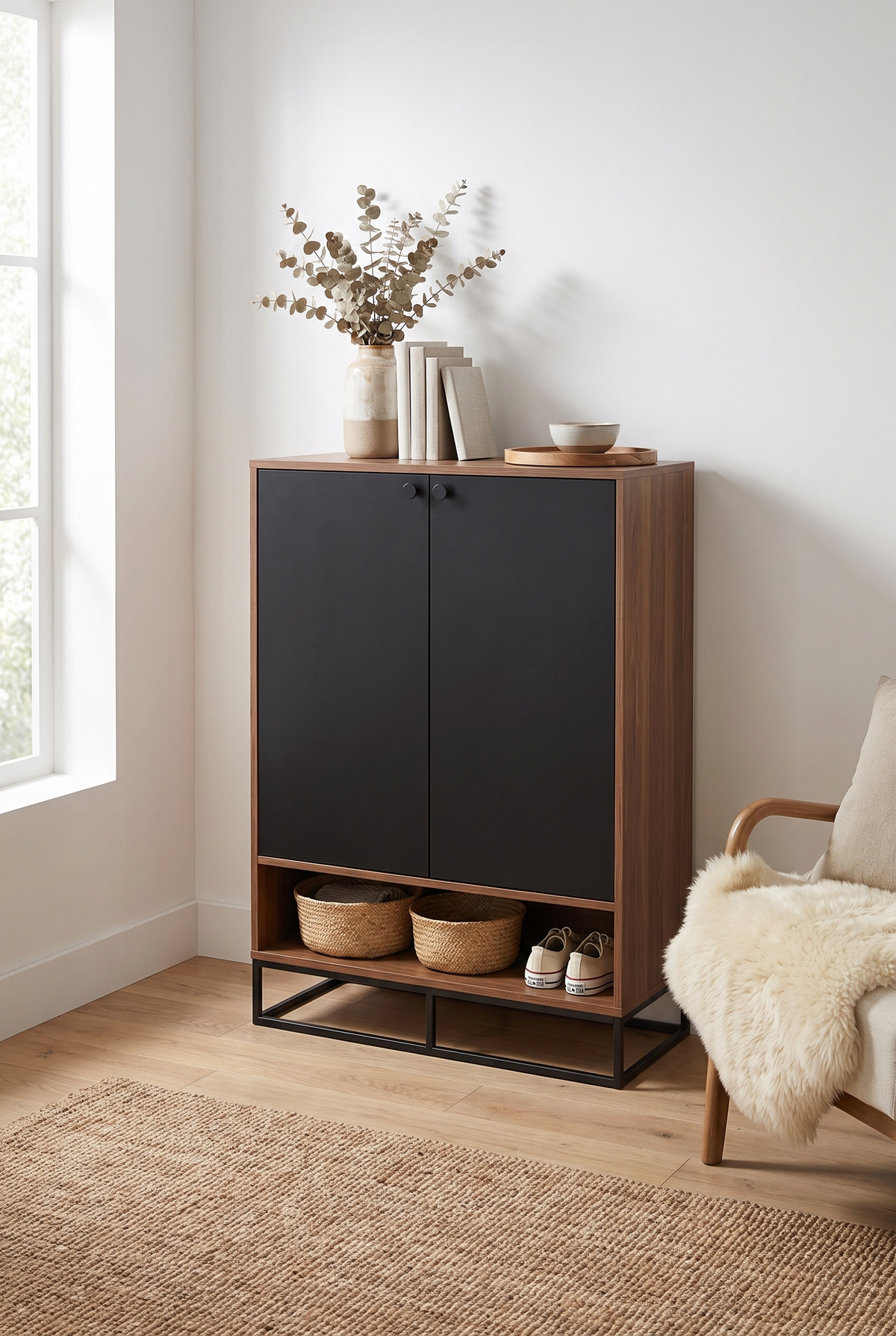 Shoe Cabinet SC9-BL جزامه موديرن