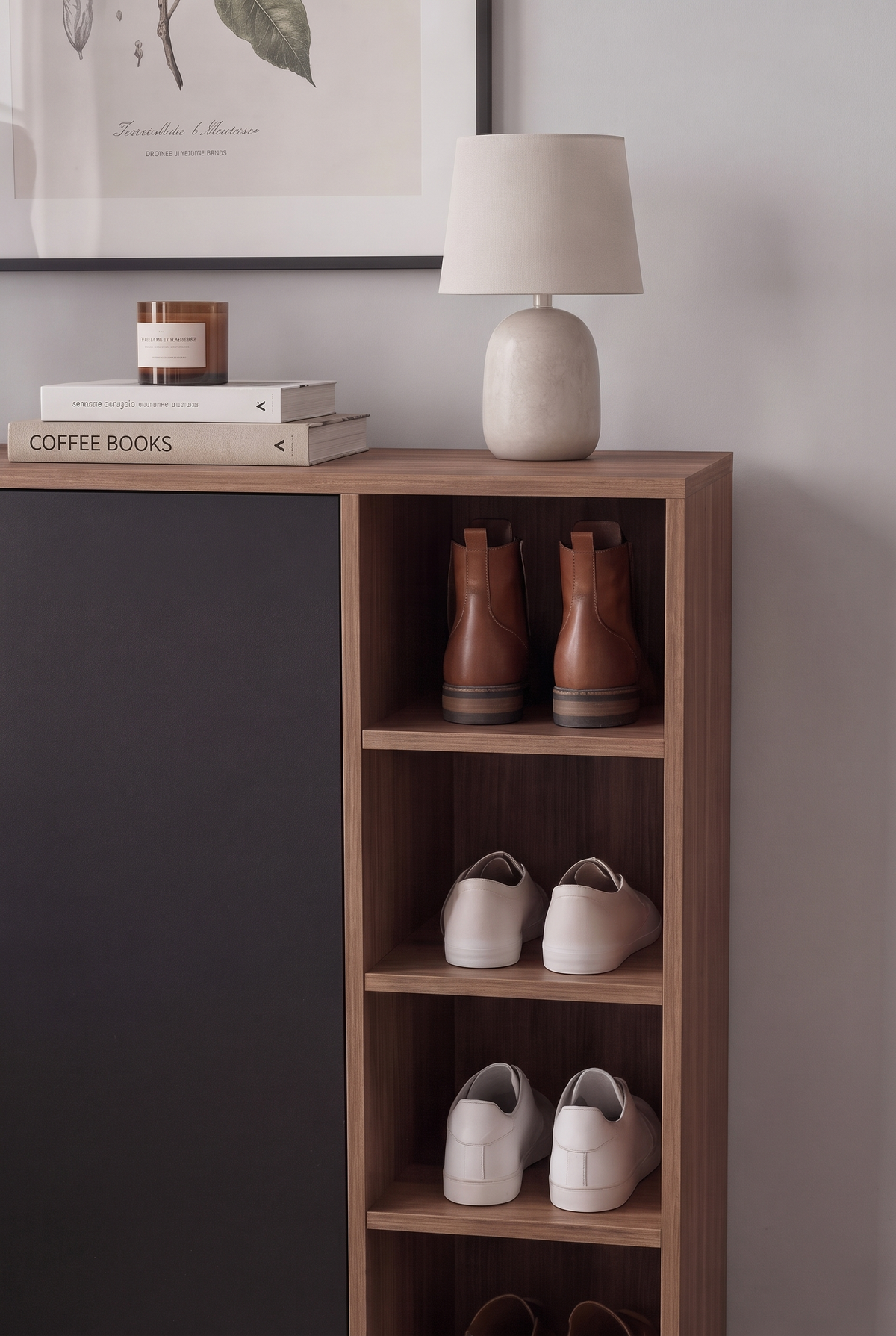 Shoe Cabinet SC8-BL جزامه موديرن